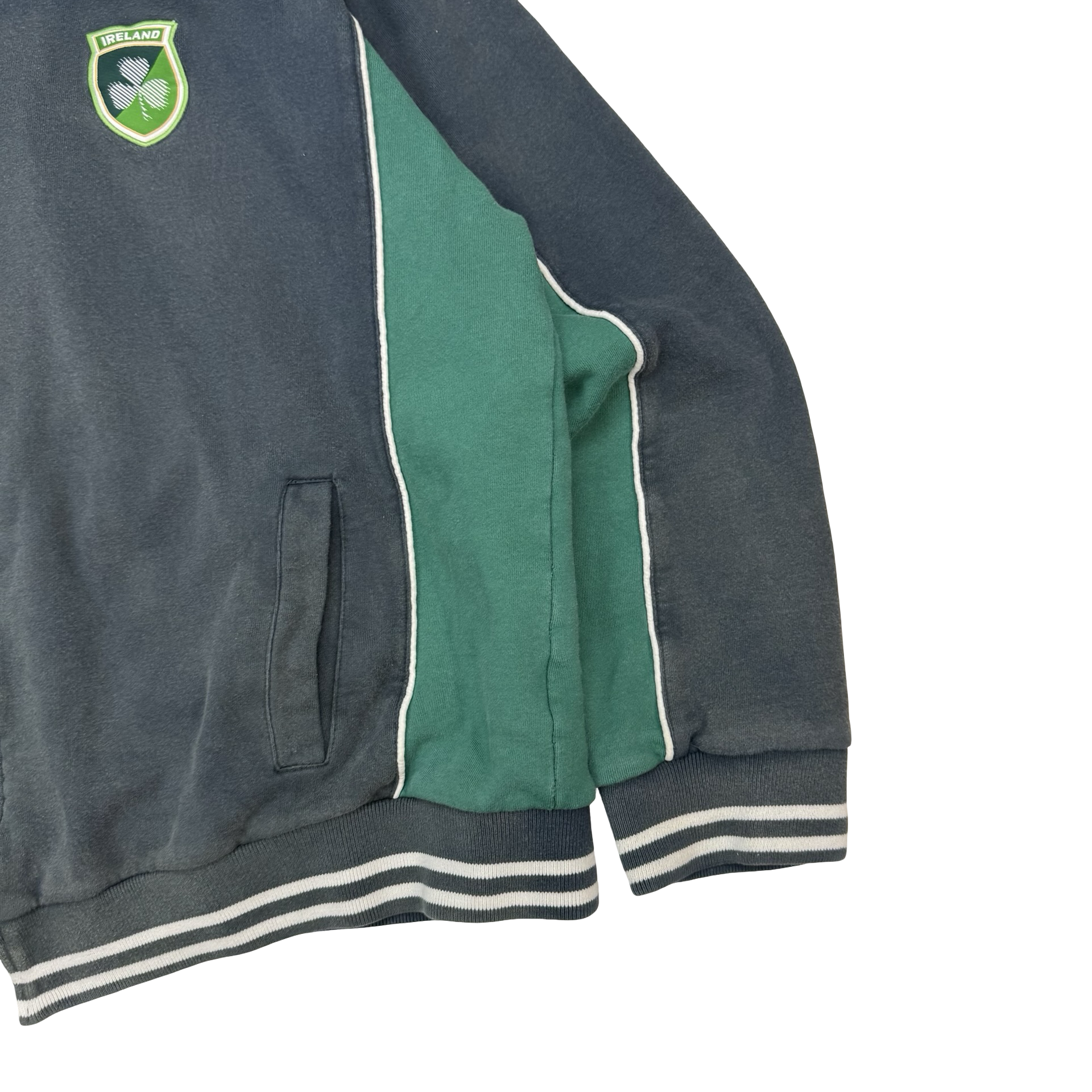 Vintage Ireland Pride & Glory Zip Up Jacket Black/Green