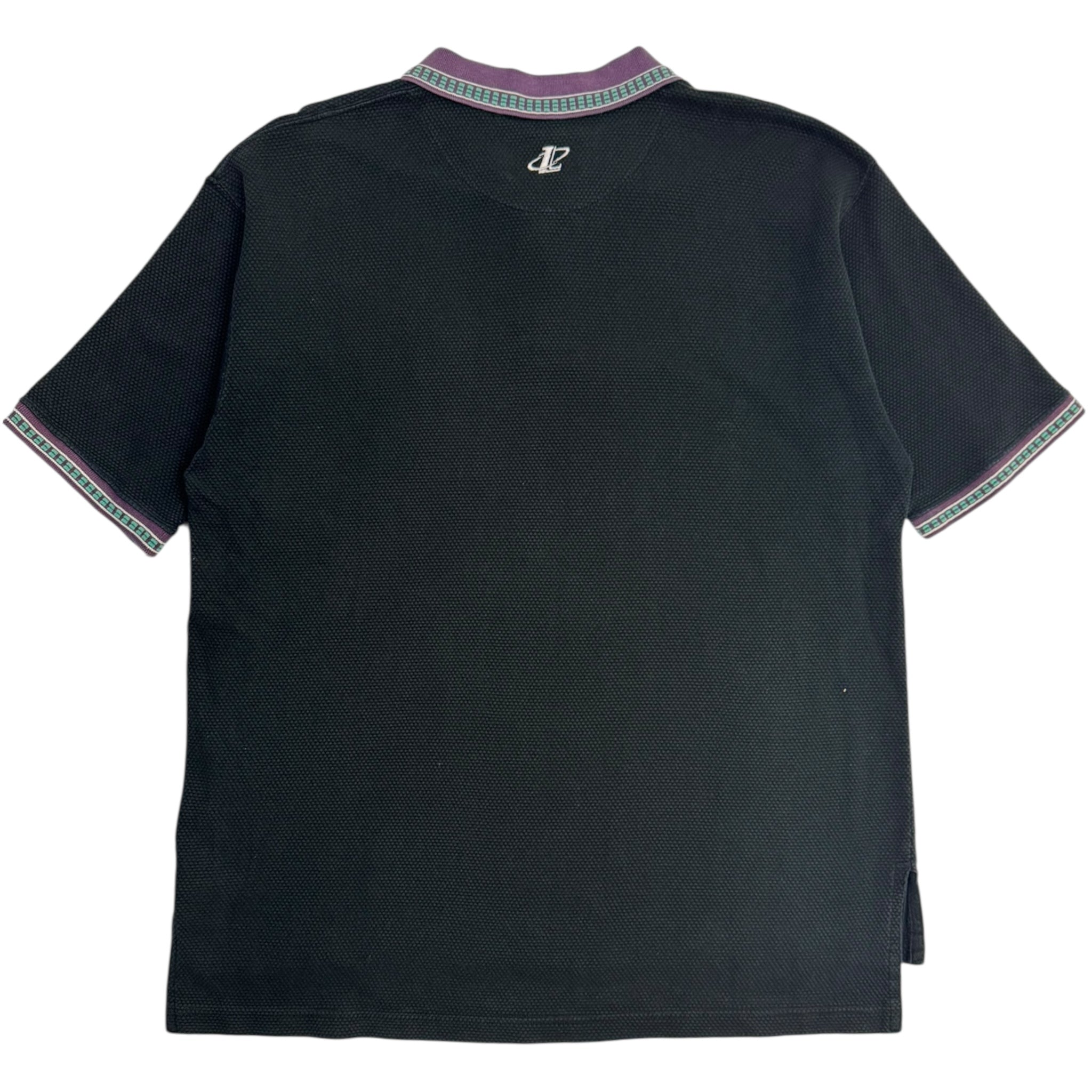1999 Brickyard 400 Racing Waffle Knit Polo Shirt