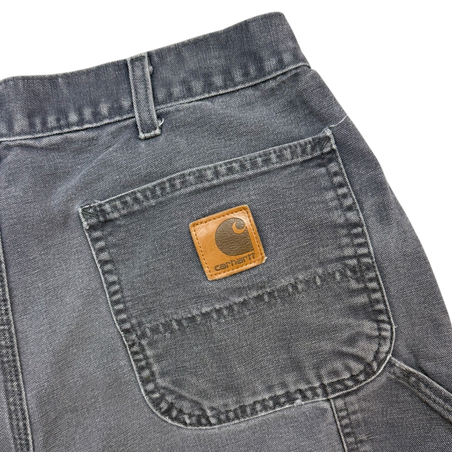 Vintage Carhartt Carpenter Shorts Washed Blue
