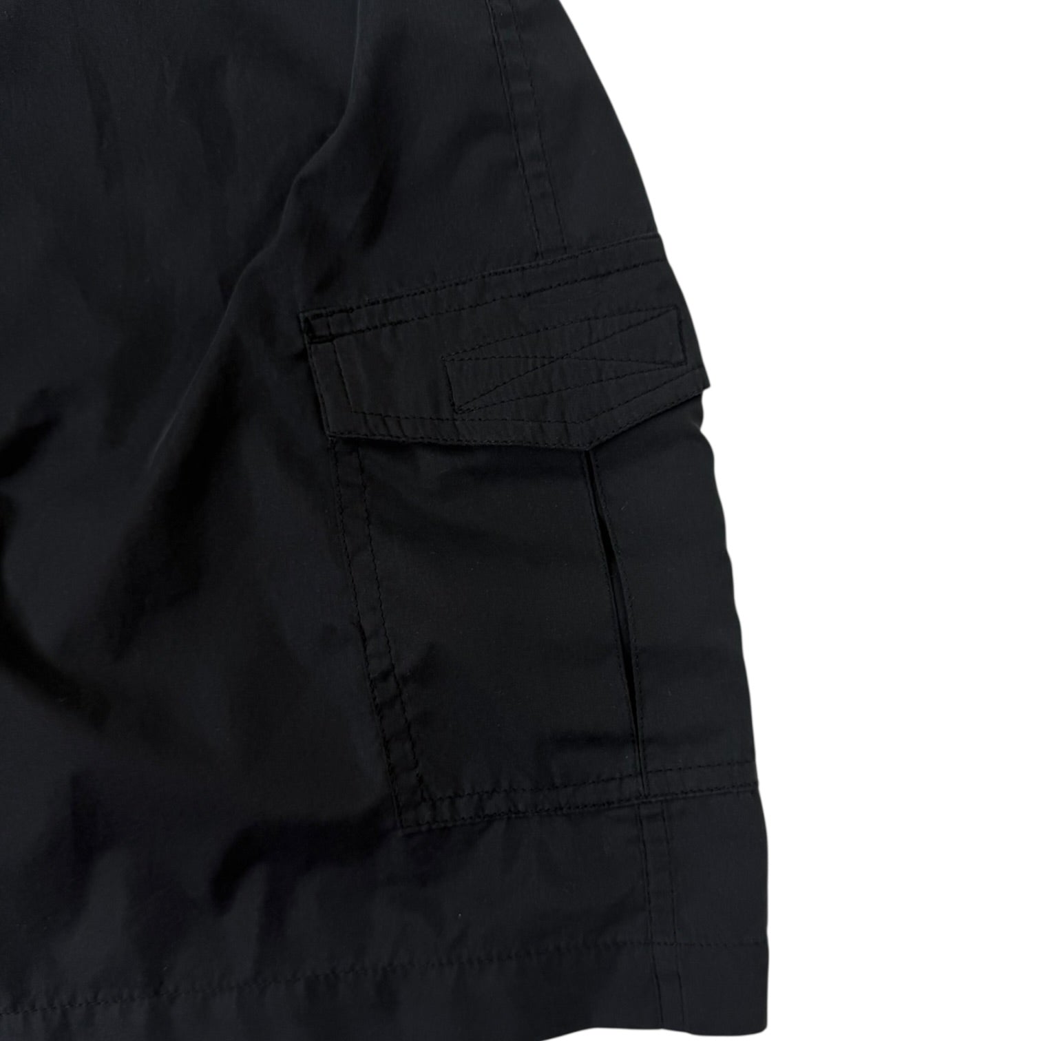 (W) Stussy Nylon Cargo Mini Skirt Black