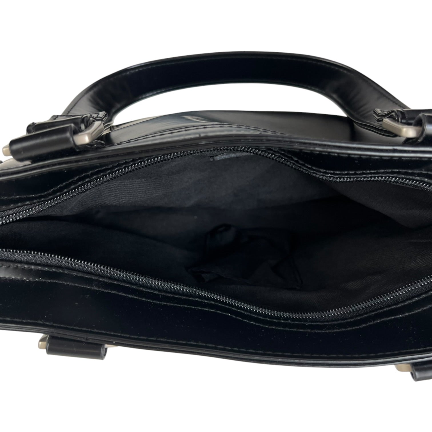 Marithe Francois Girbaud Leather Shoulder Bag Black