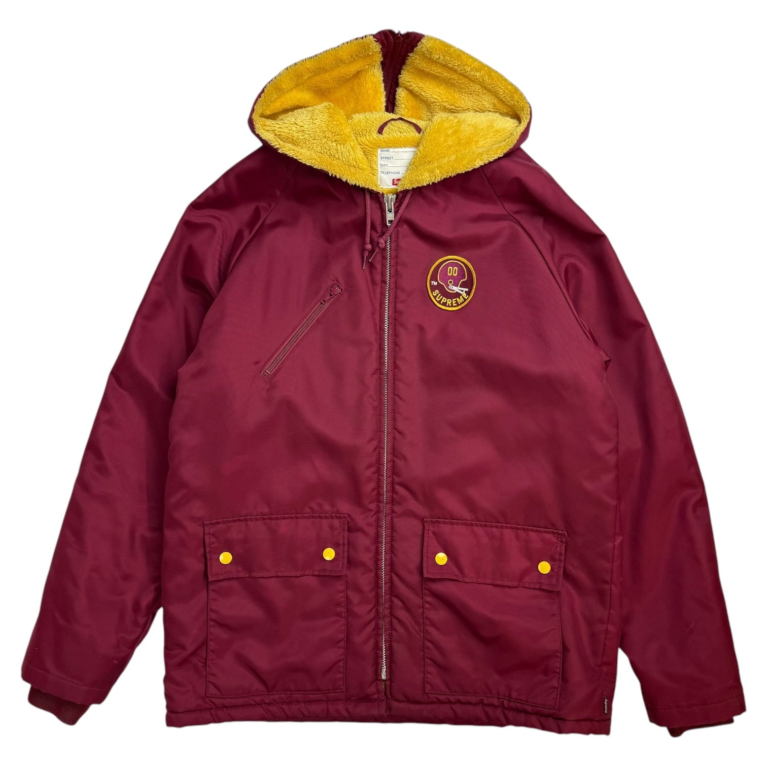 Supreme Team Parka Burgundy