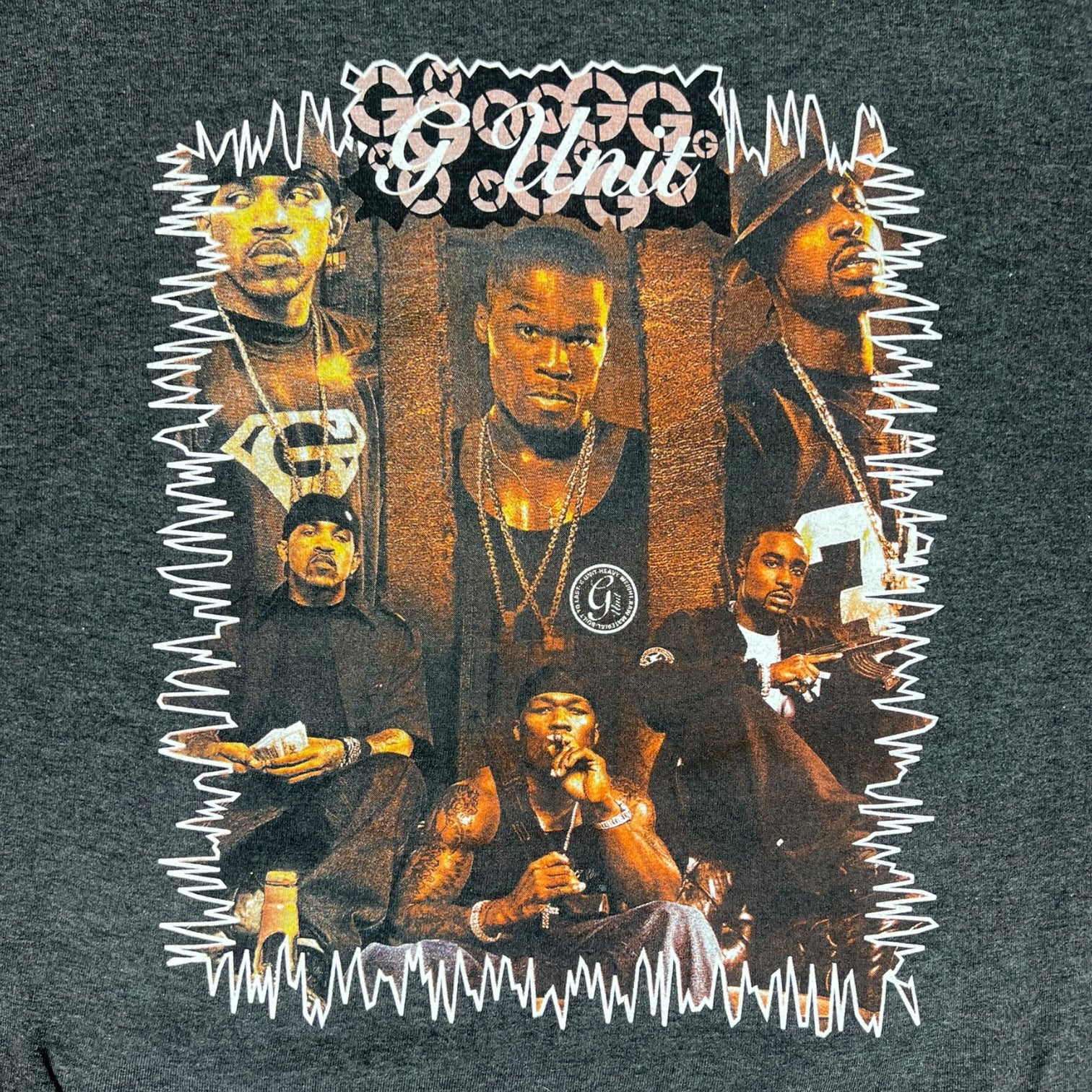 Vintage Y2K G-Unit T-Shirt Grey