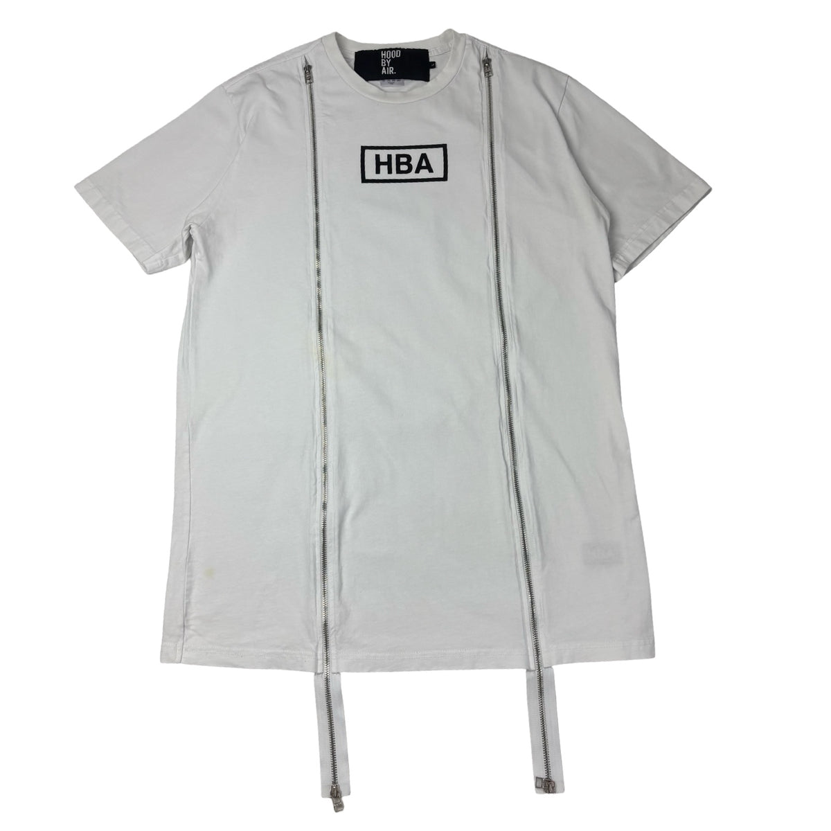 HBA Hood By Air Parallel Zippers T-Shirt