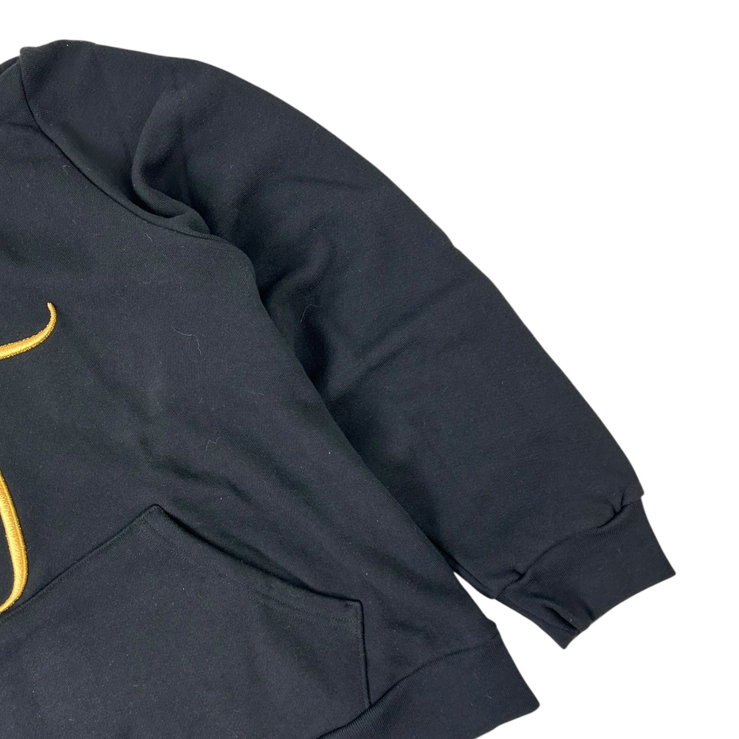 Denim Tears DT Script Hoodie Black