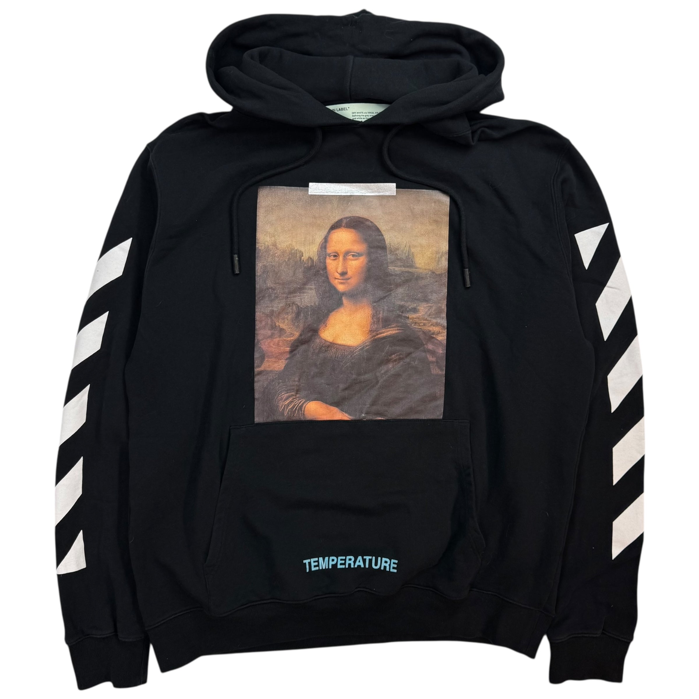 Off-White SS18 Mona Lisa Pullover Hoodie Black