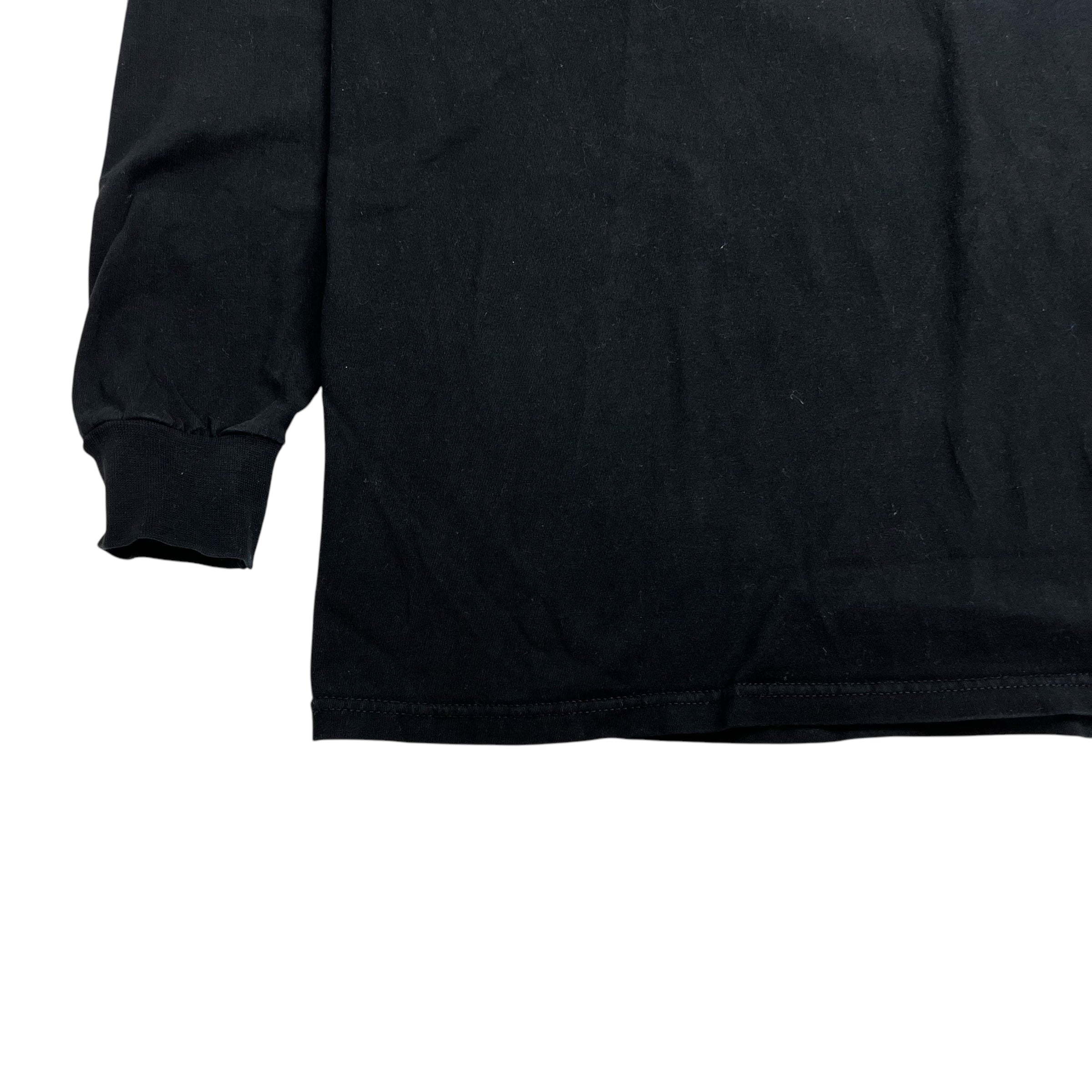 Stussy Stock Logo L/S Tee Black