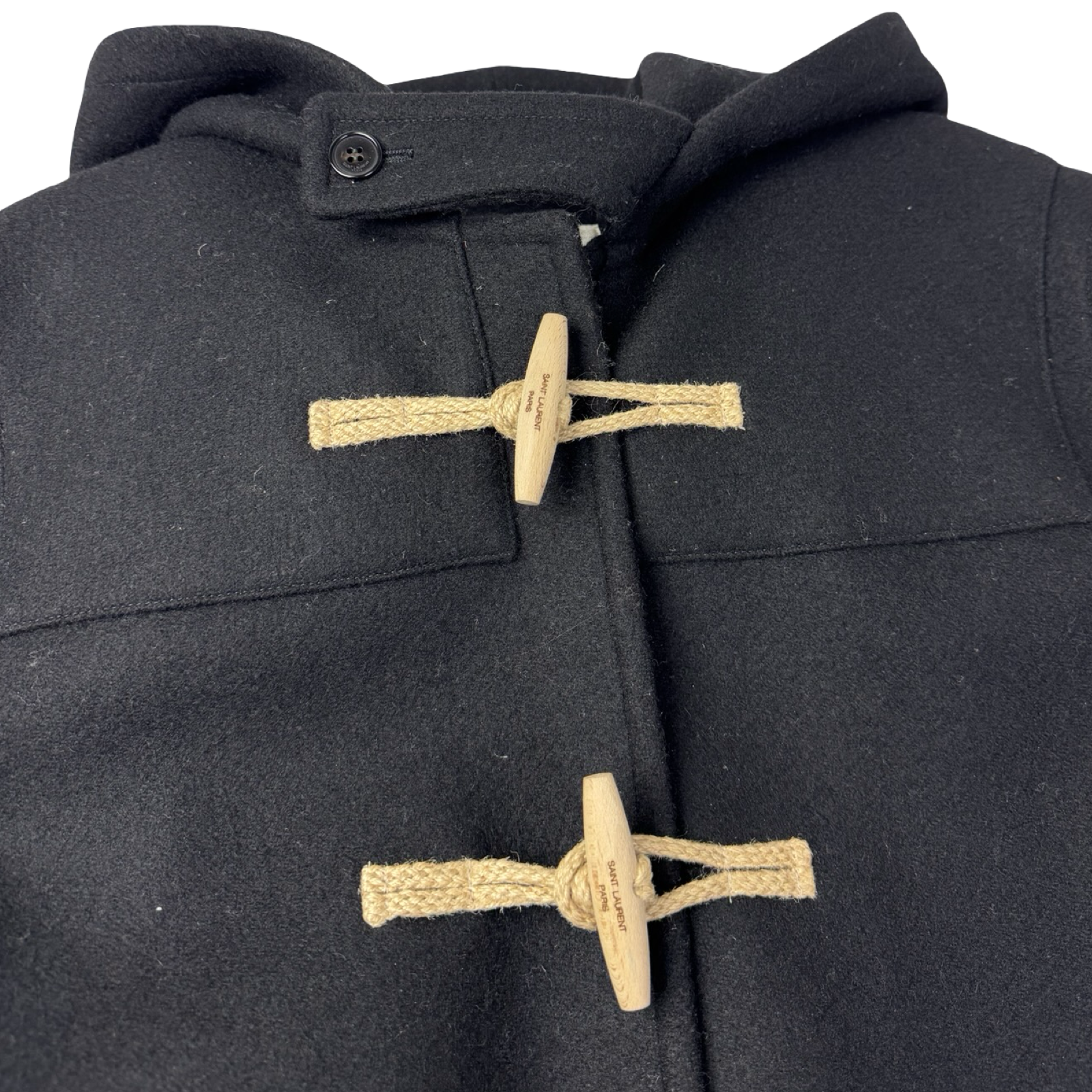 Saint Laurent Paris FW14 Runway Wool Duffle Coat