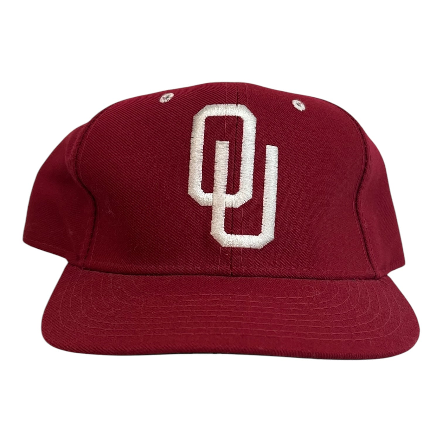 Vintage New Era Oklahoma Sooners Fitted Hat Burgundy