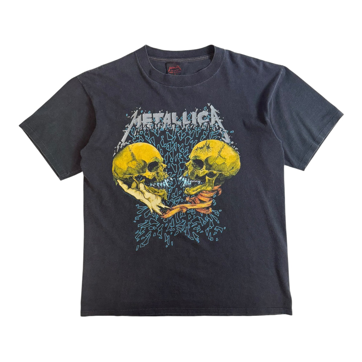Vintage 1991 Metallica Sad But True T-Shirt Black