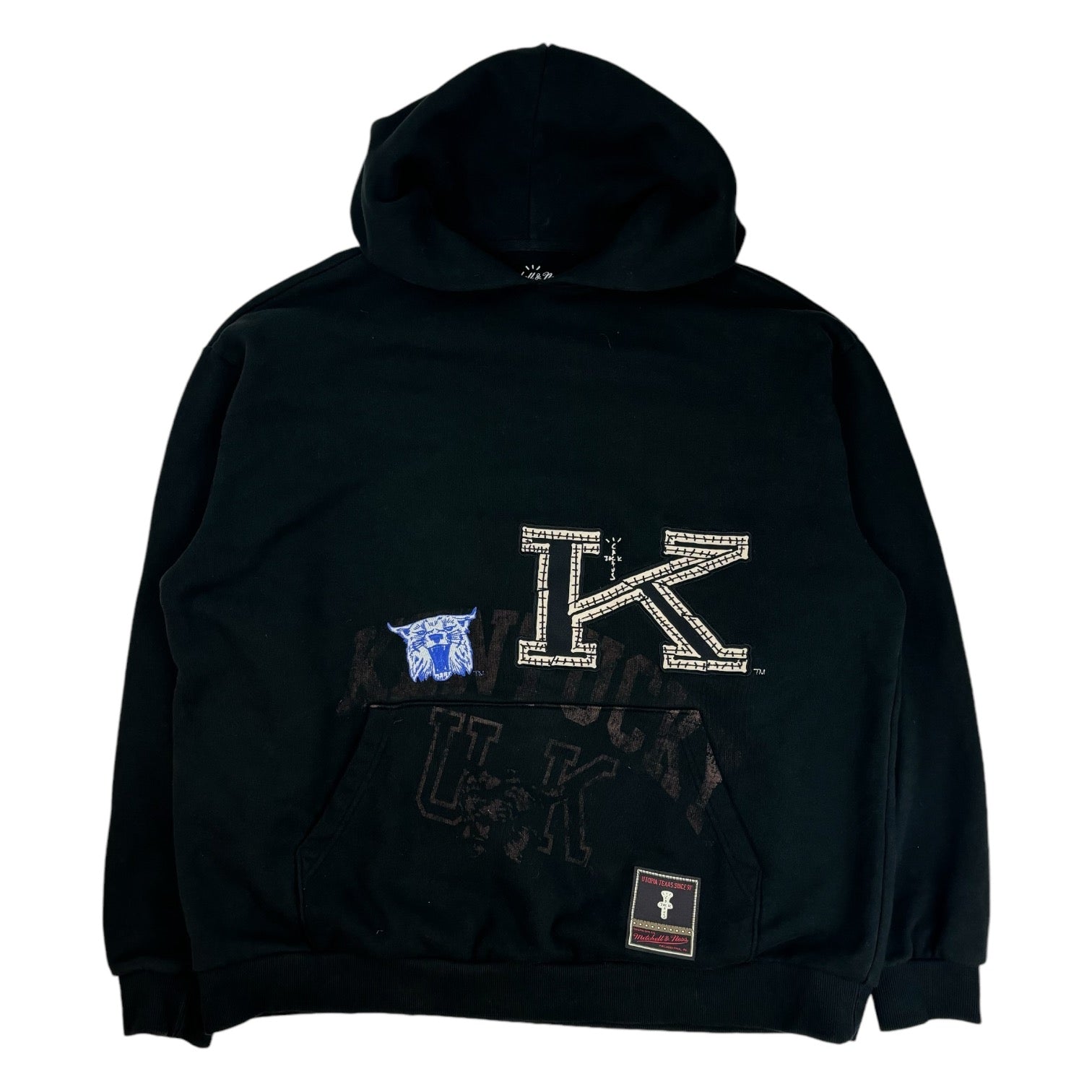 Travis Scott Kentucky Wildcats Overlap Hoodie Black