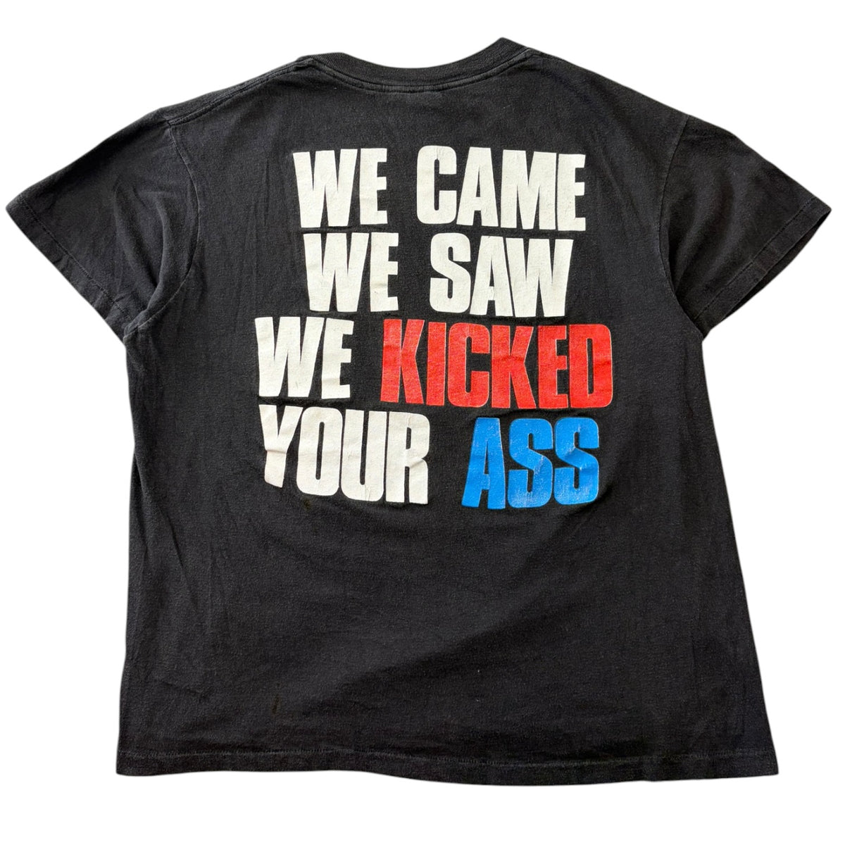 Vintage 80’s Bon Jovi Kicked Your Ass Tour T-Shirt Grey