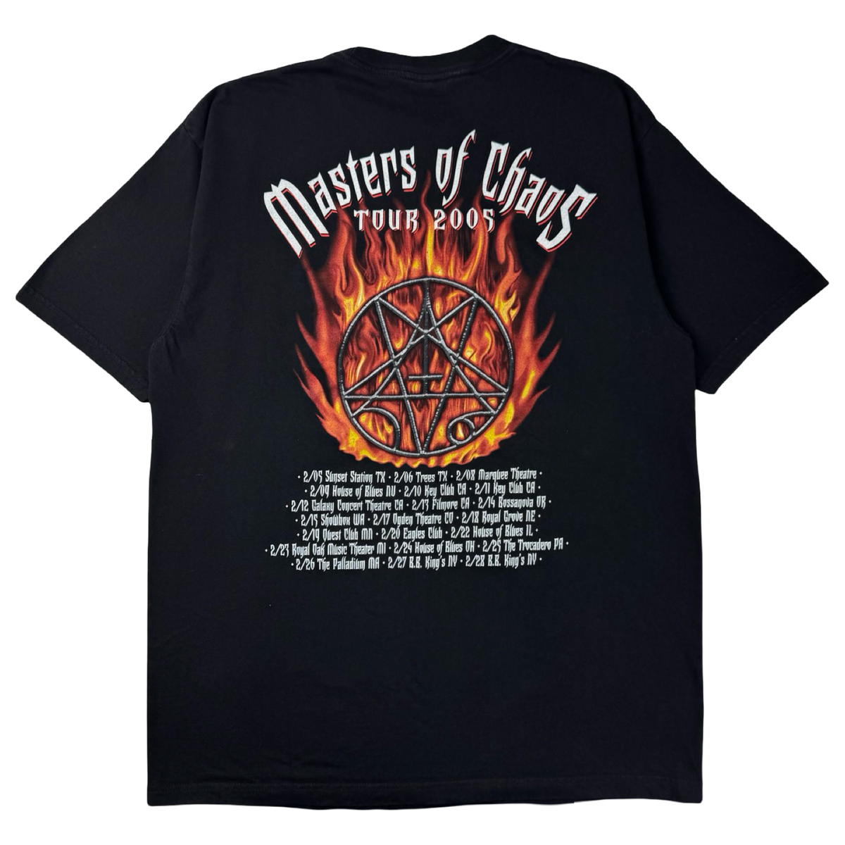 2005 Morbid Angel Covenant Masters Of ChaosT-Shirt