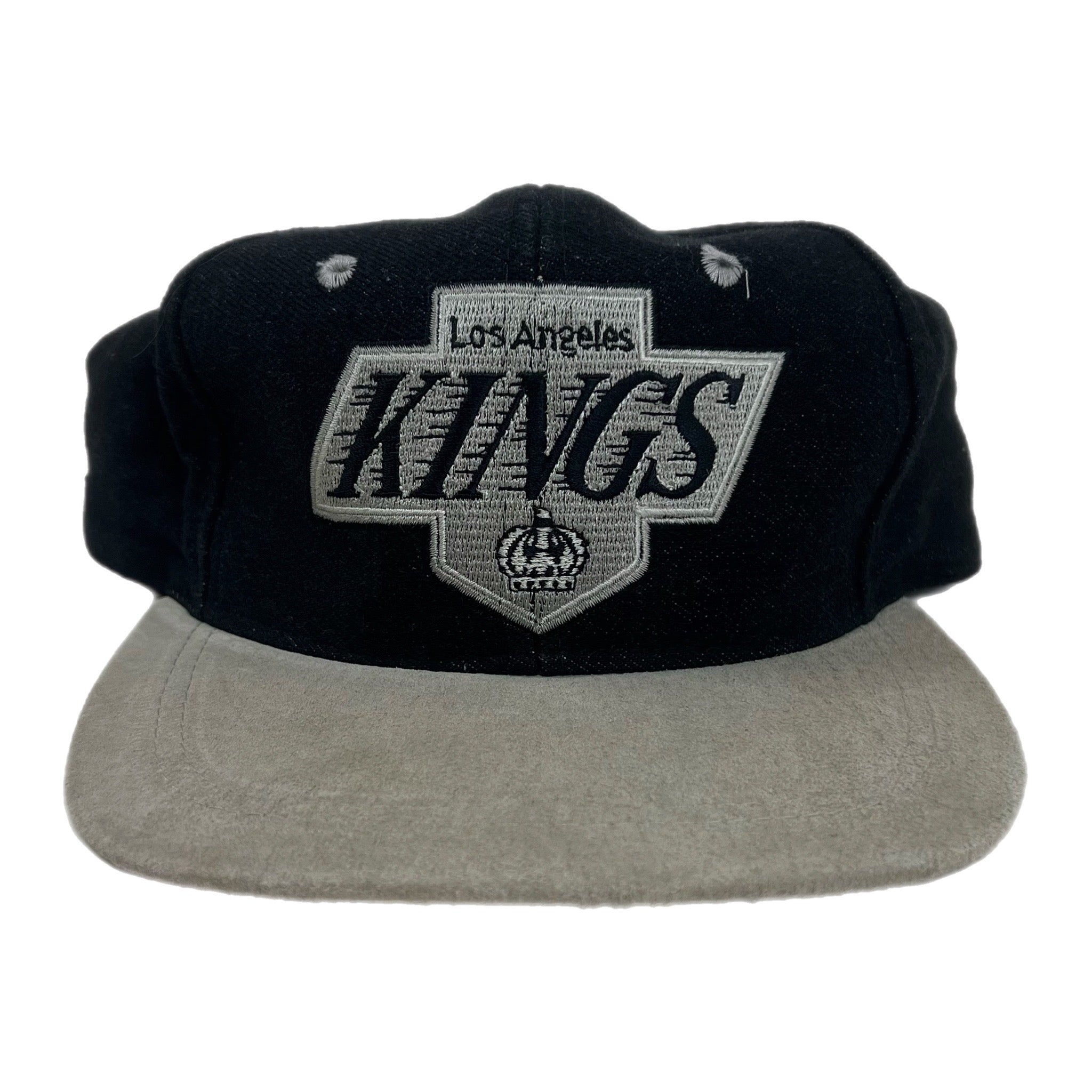 Vintage LA Kings Suede Brim Hat Black/Grey