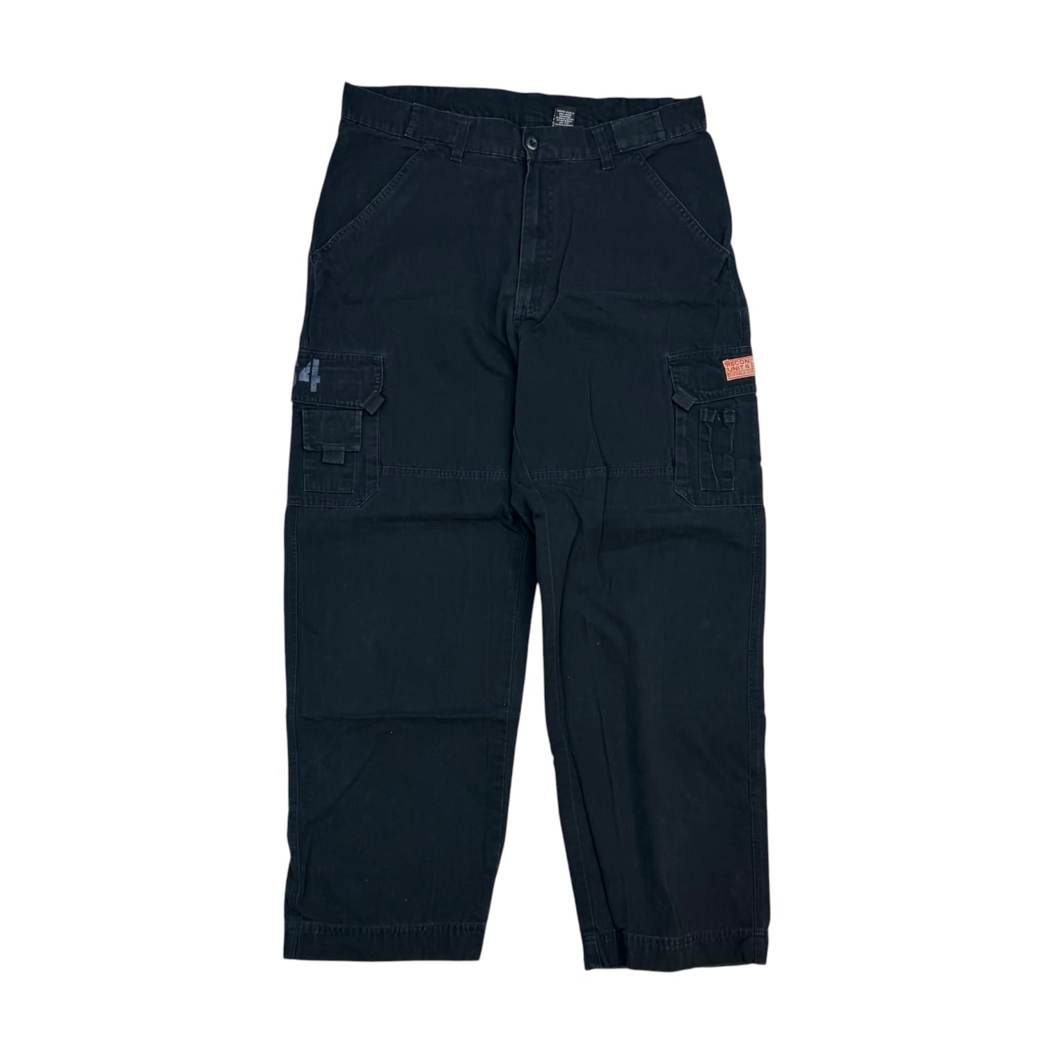 Vintage Burnside Cargo Pants Black