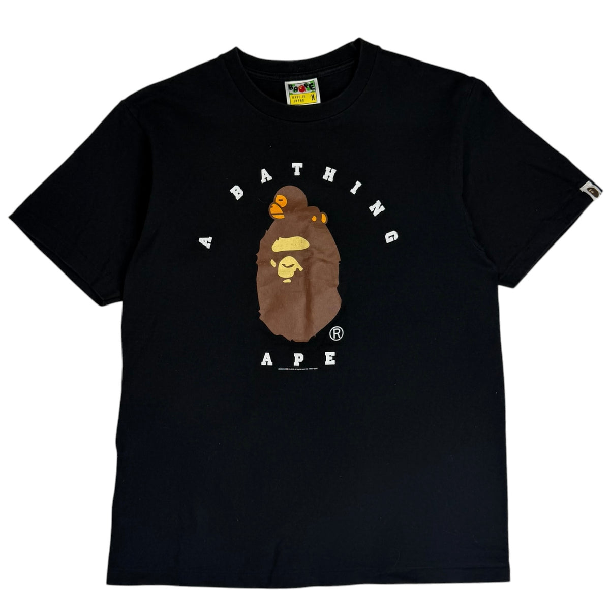 Bape Baby Milo Ape Head Tee Black