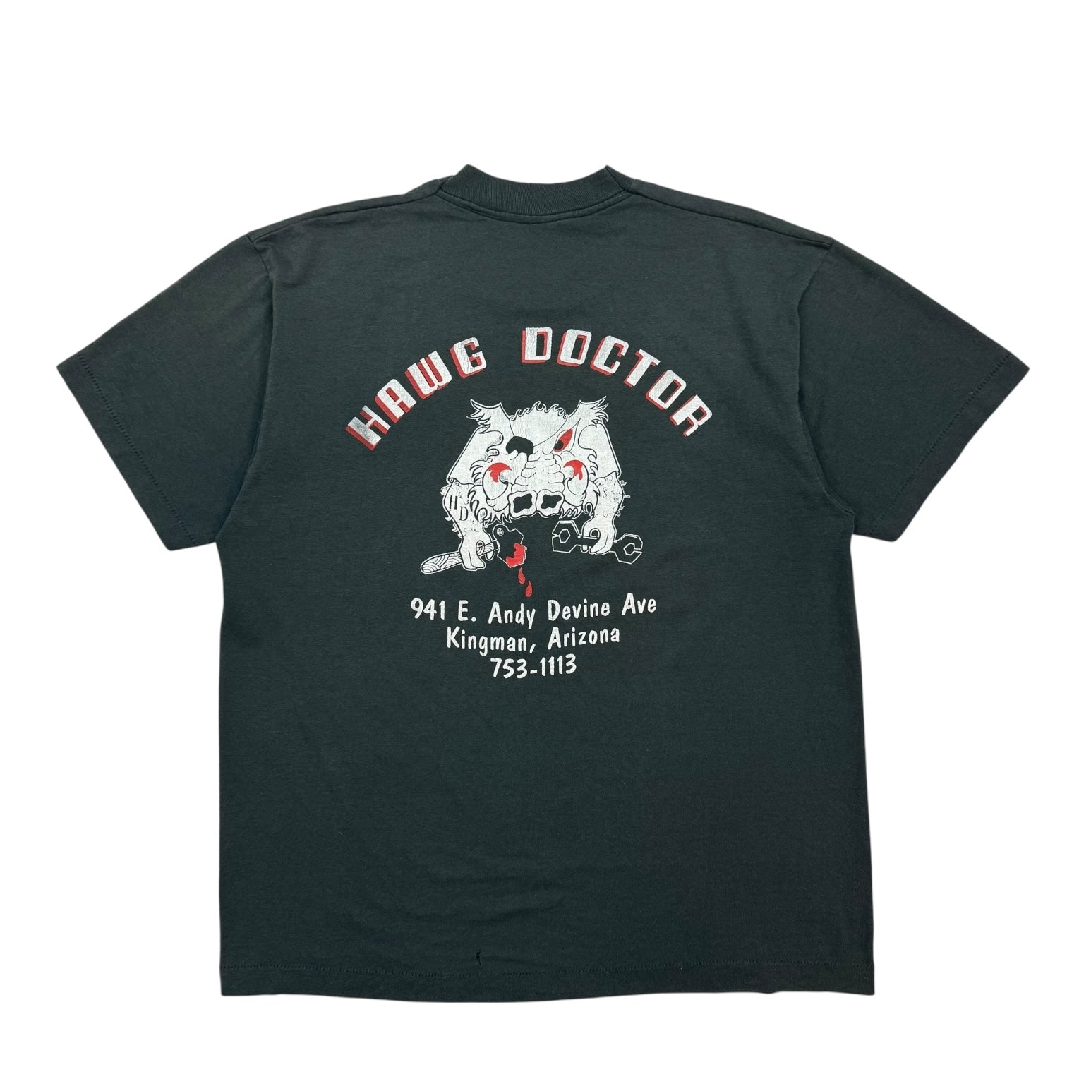 Vintage Hawg Doctor Tee Black