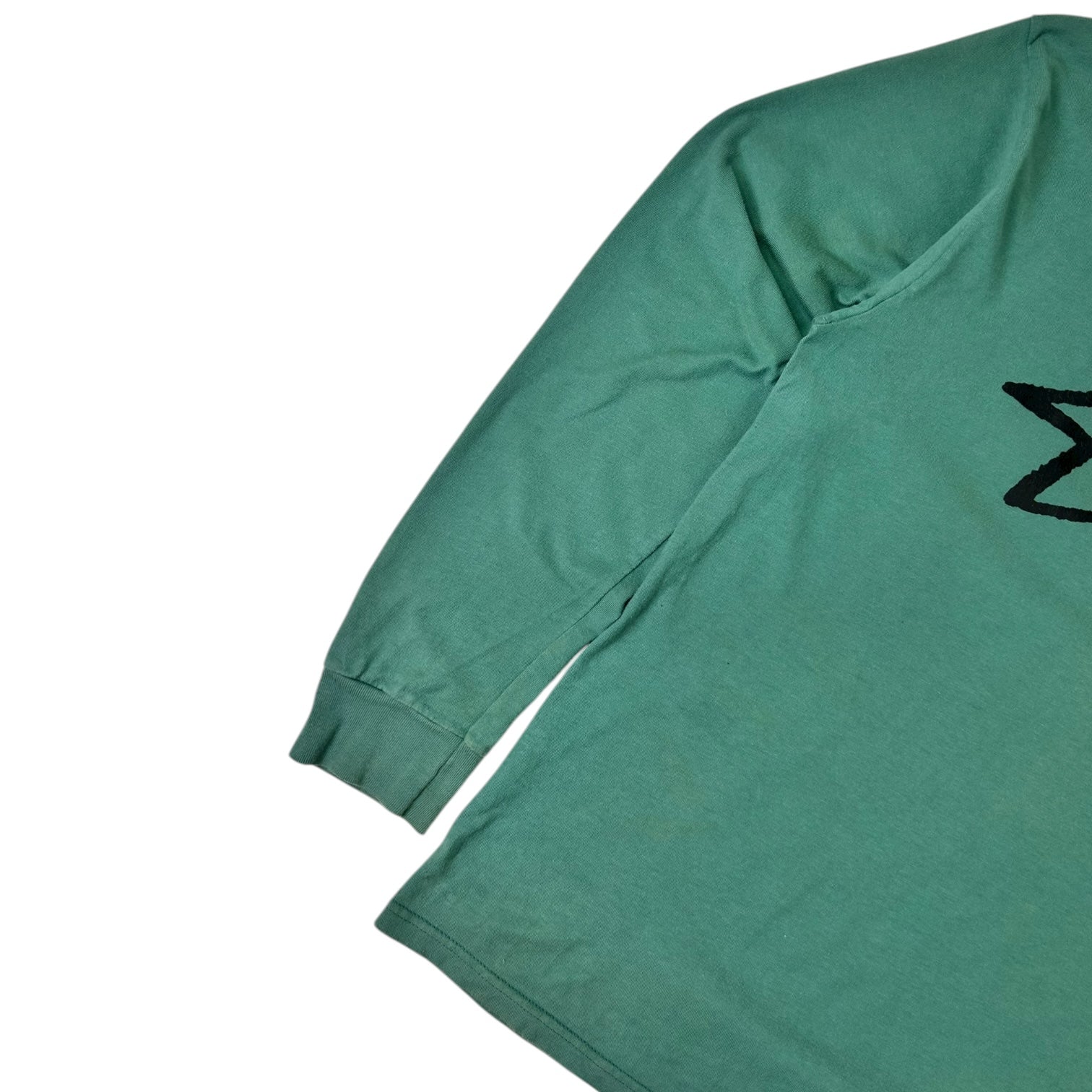 Stussy Stock Logo Long Sleeve T-Shirt Teal