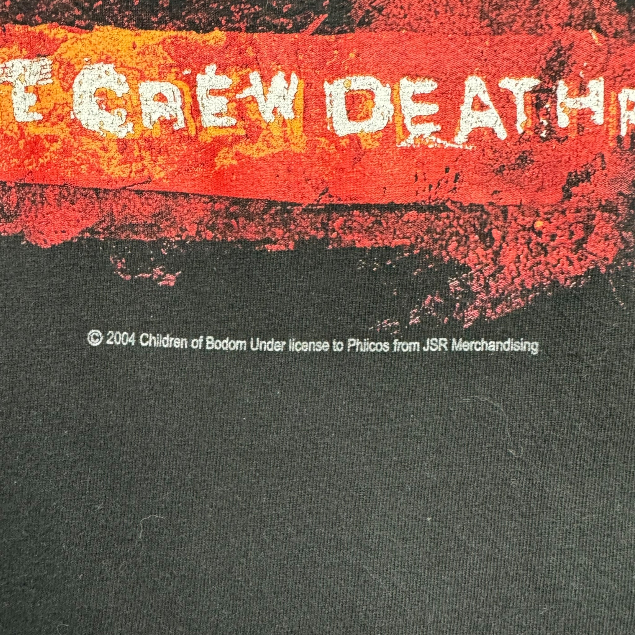 2004 Children Of Bodom Hate Crew Deathroll T-Shirt