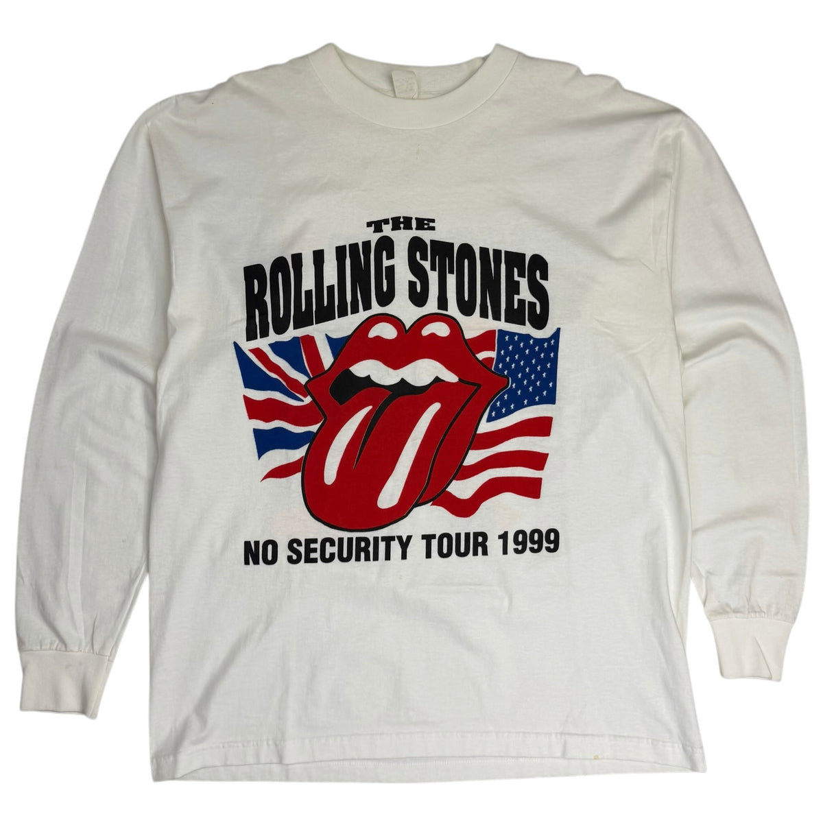 1999 The Rolling Stones No Security Tour Longsleeve White