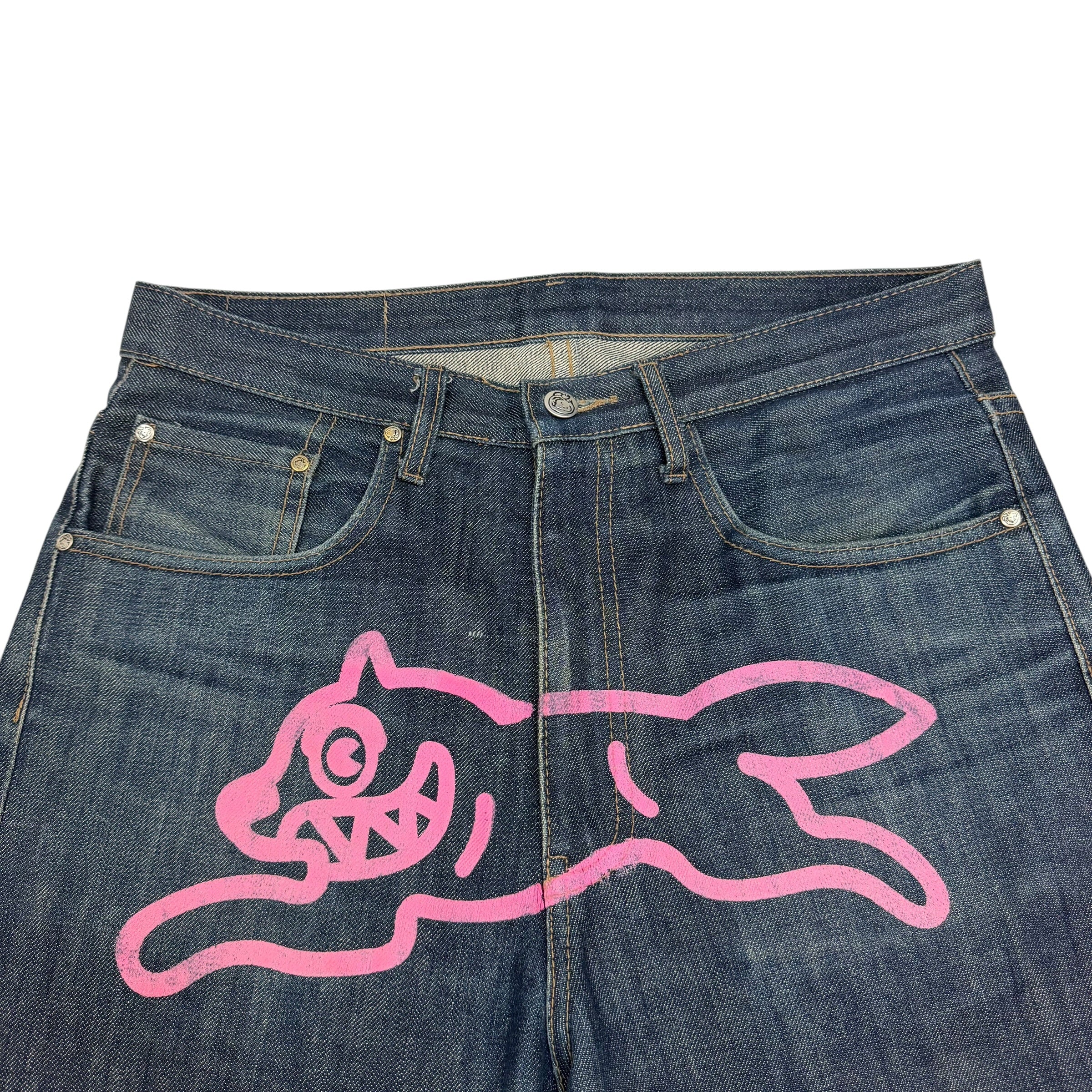 Billionaire Boys Club Running Dog Raw Denim Jeans Navy