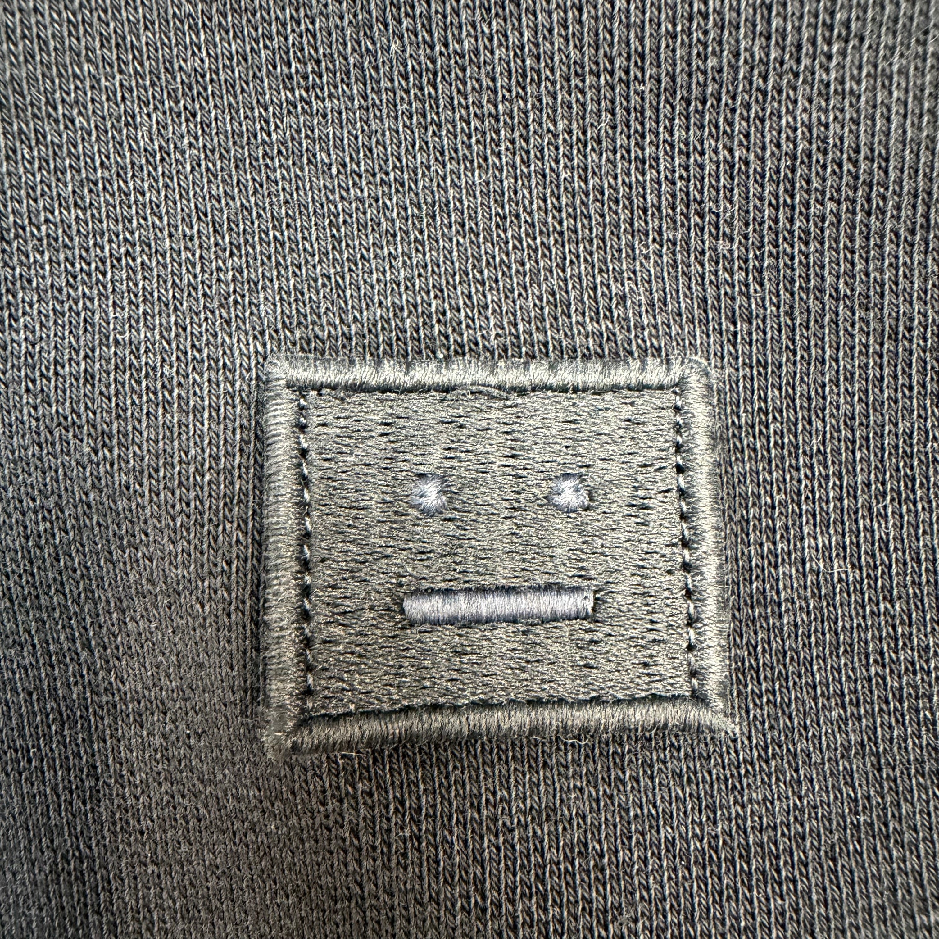 Acne Studios Face Patch Logo Hoodie Black