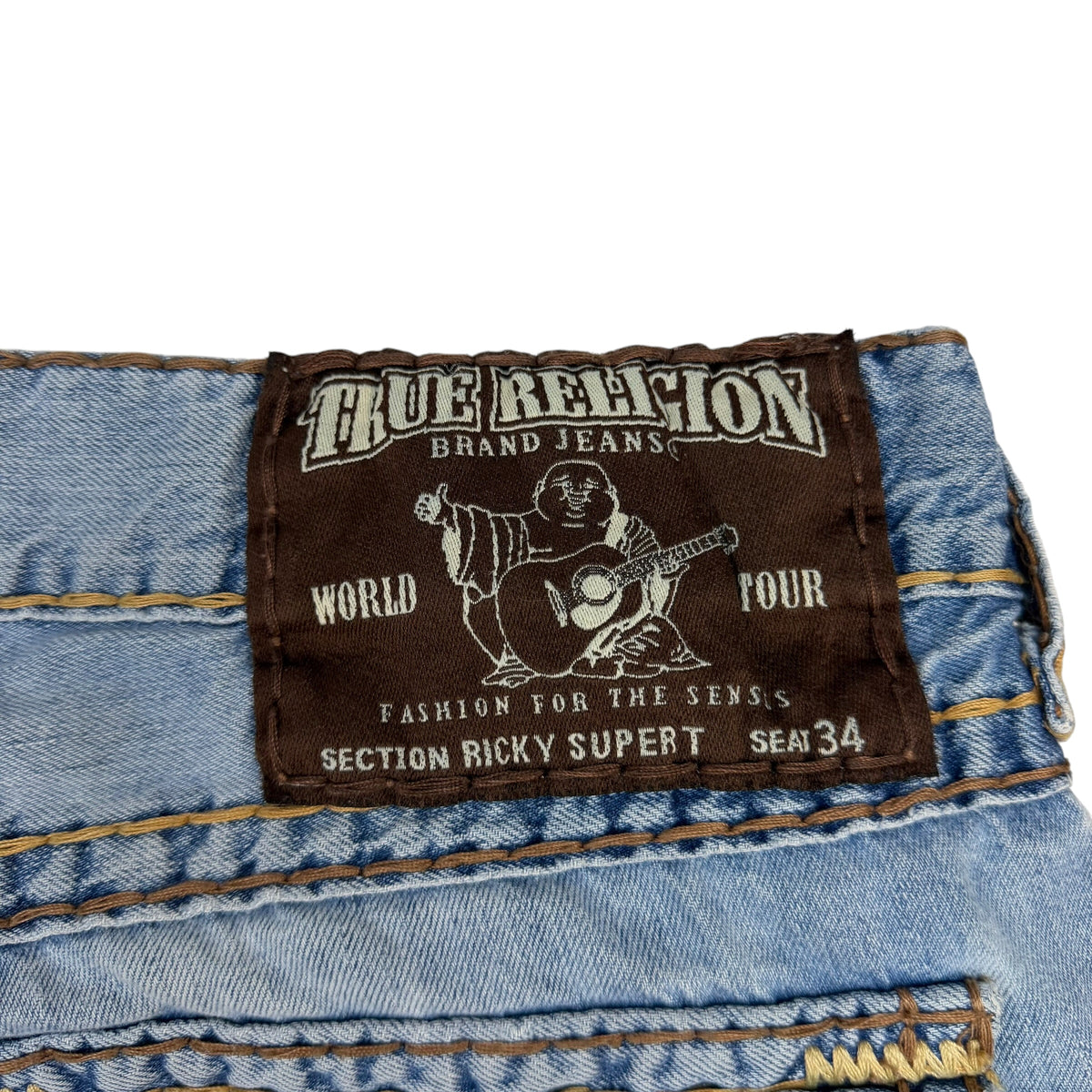 Vintage True Religion Ricky Super T Denim Jeans Blue