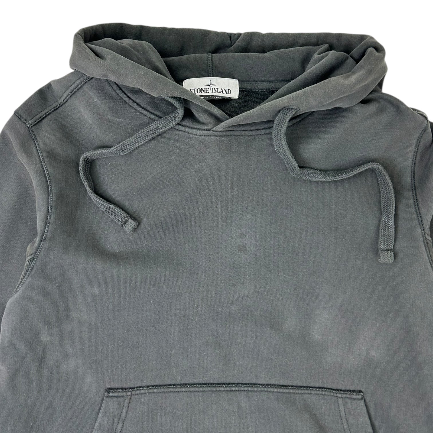 Stone Island Organic Cotton Hoodie Grey