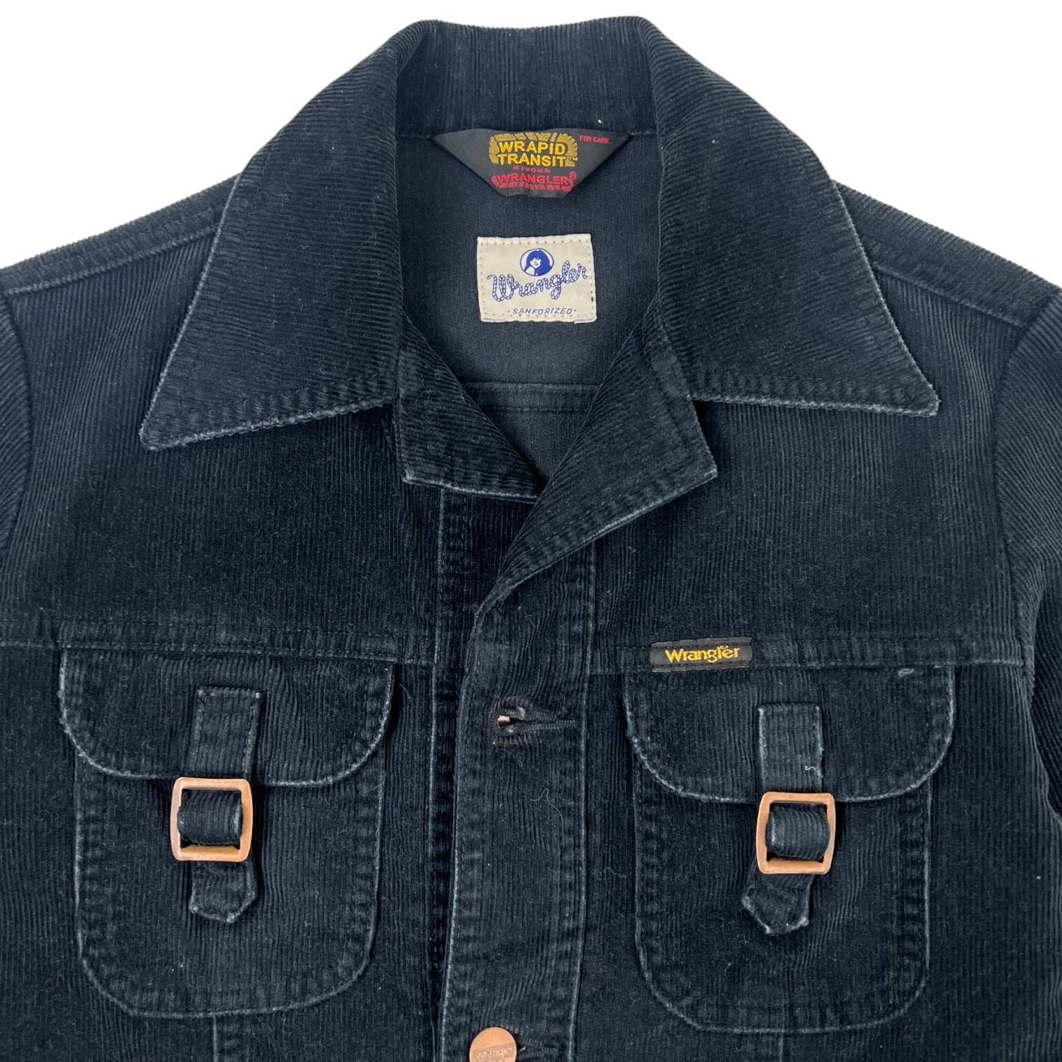Vintage Hysteric Glamour “Wrangler” Corduroy Trucker Jacket Black