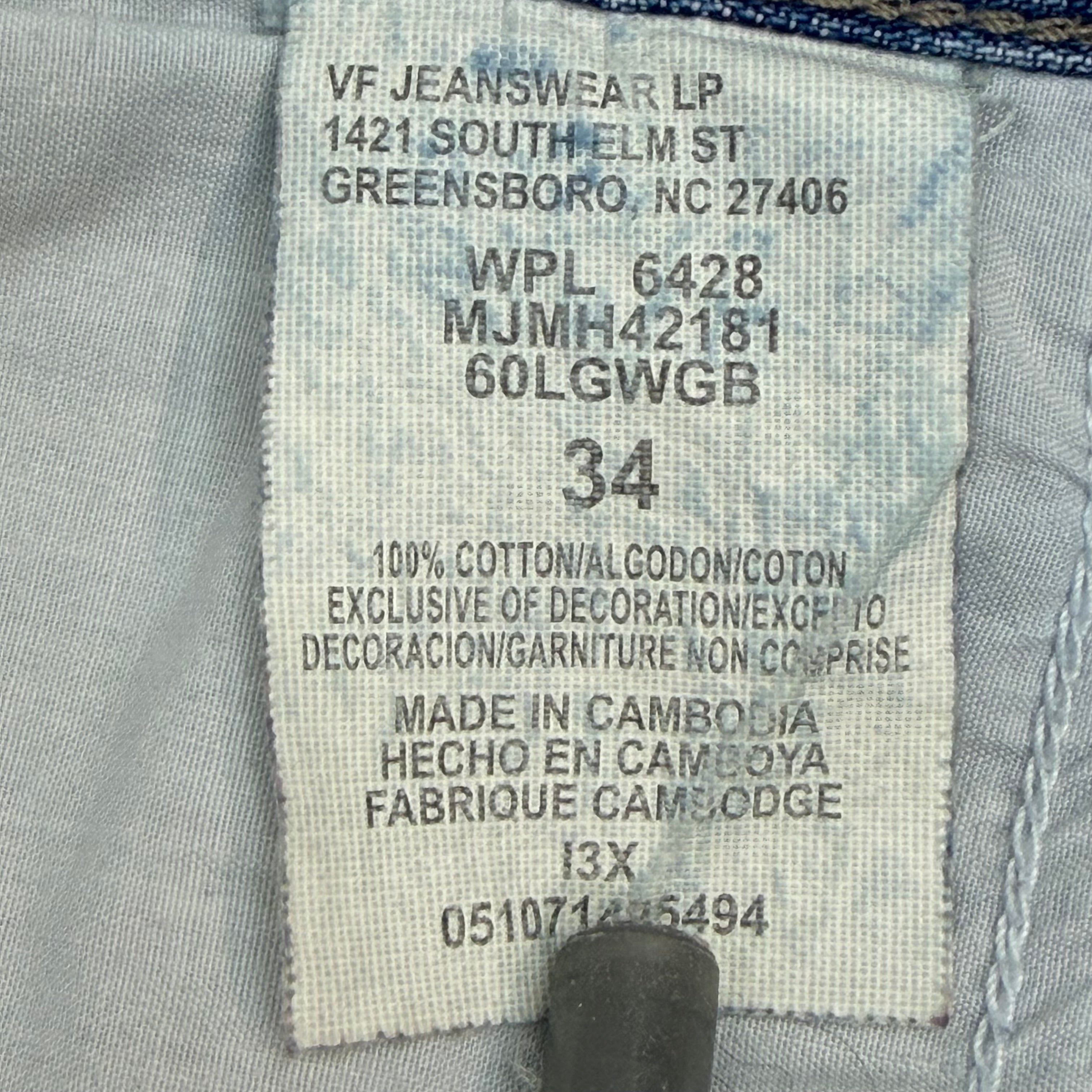 Vintage Wrangler Denim Cargo Shorts Blue