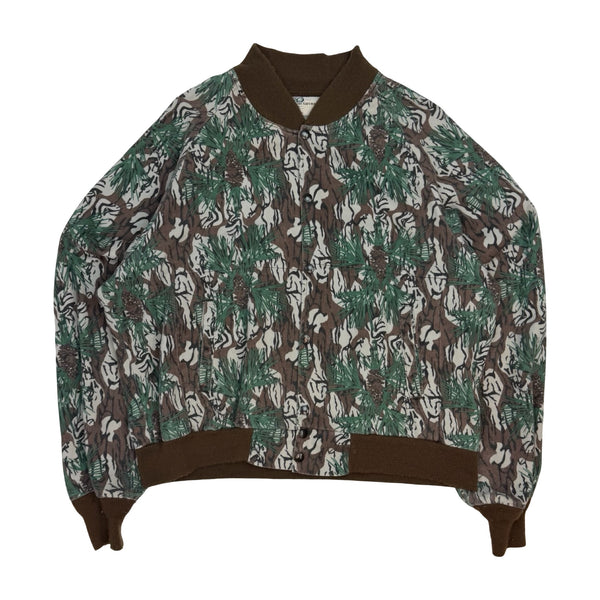 Vintage Piney Woods Natural Button Up Jacket Camo