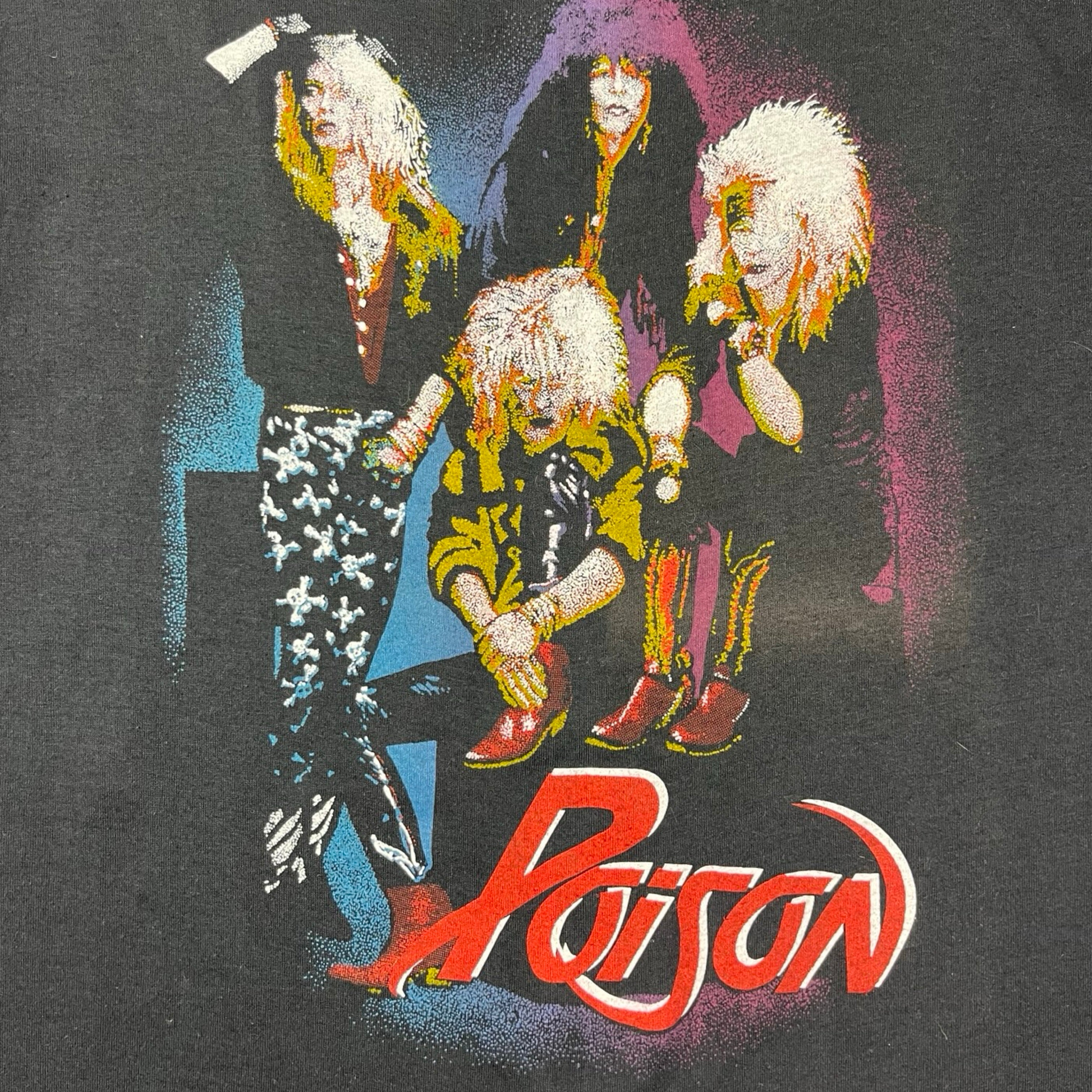 Vintage 80s Poison Parking Lot T-Shirt
