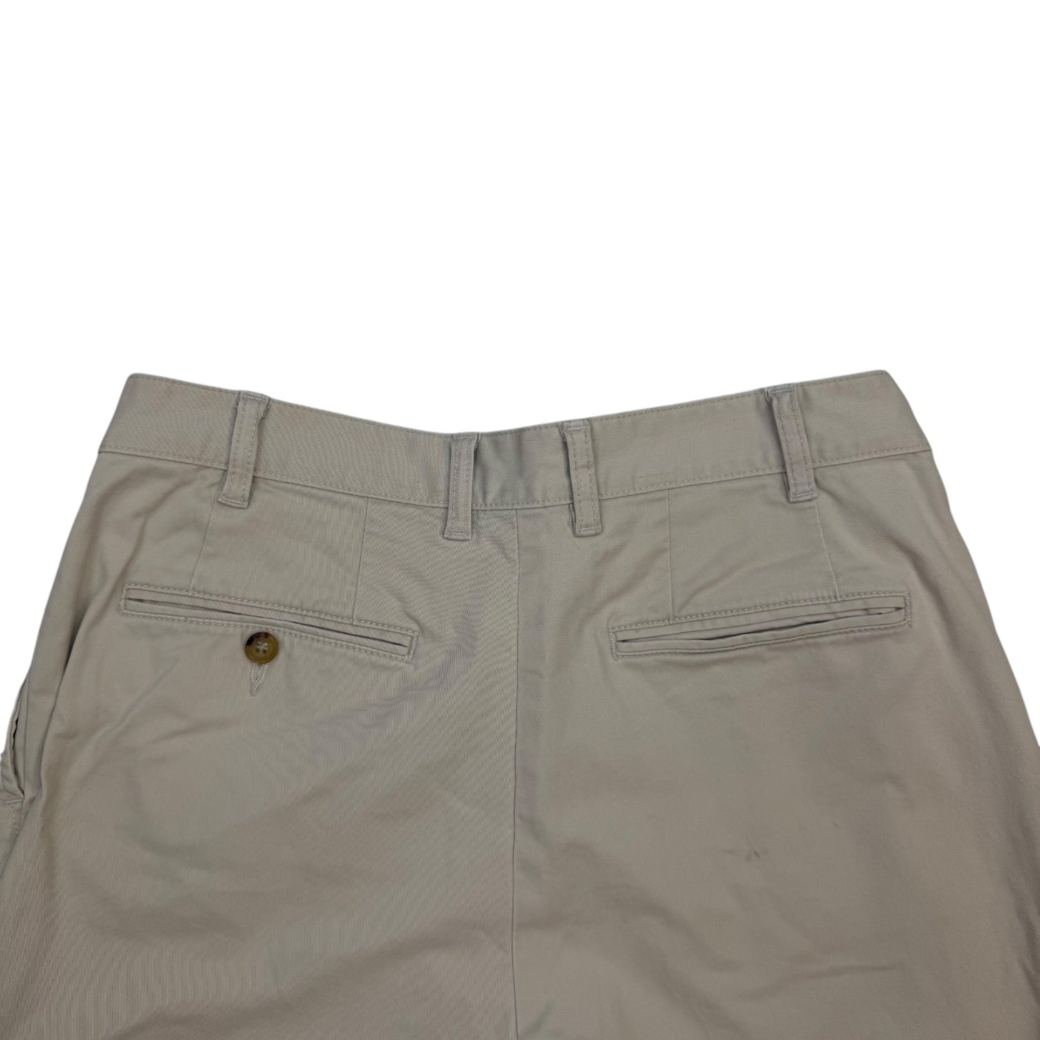 Beams Plus 2-Pleat Tapered Chino Trousers Cement Beige