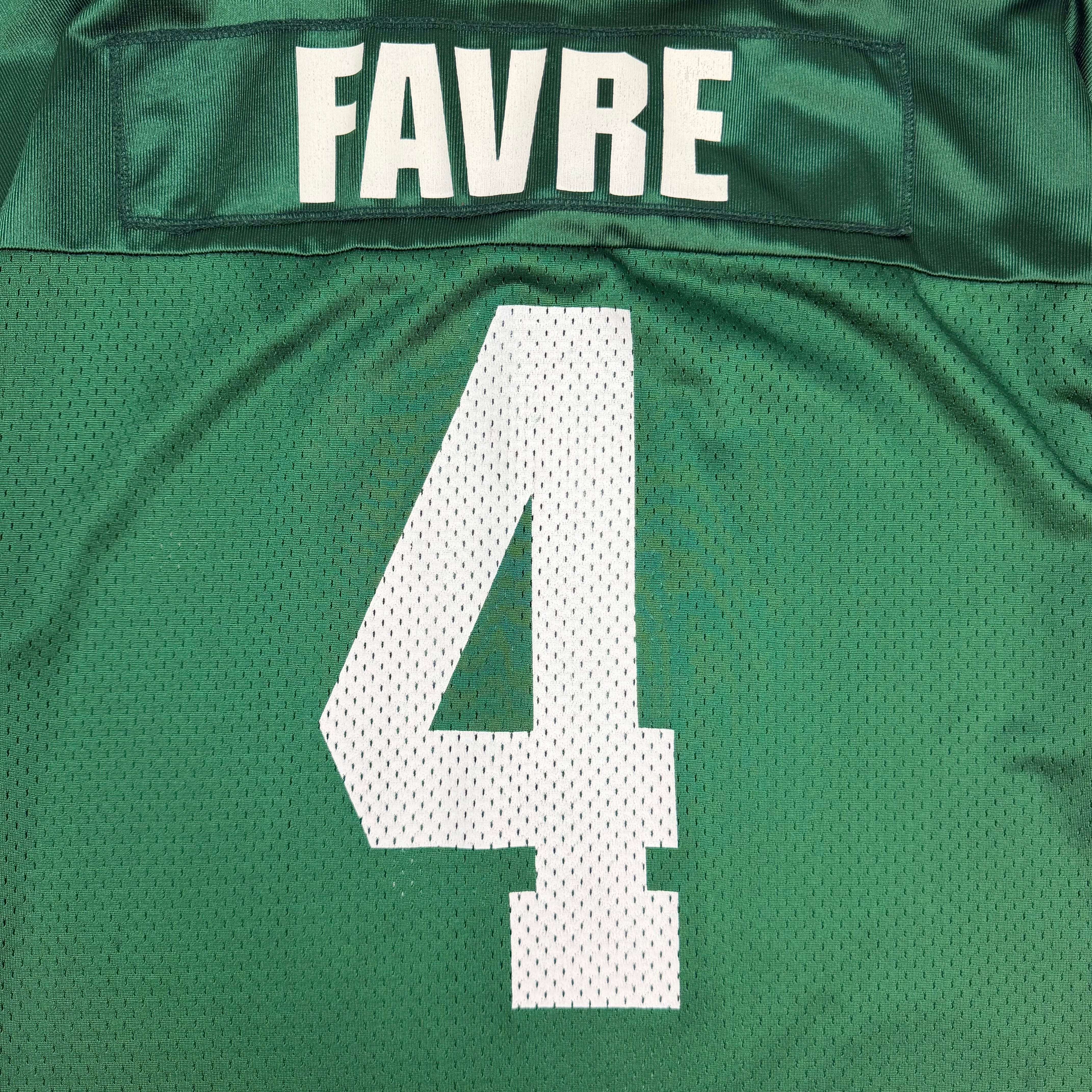 Vintage Green Bay Packers Brett Favre Wilson NFL Jersey Green