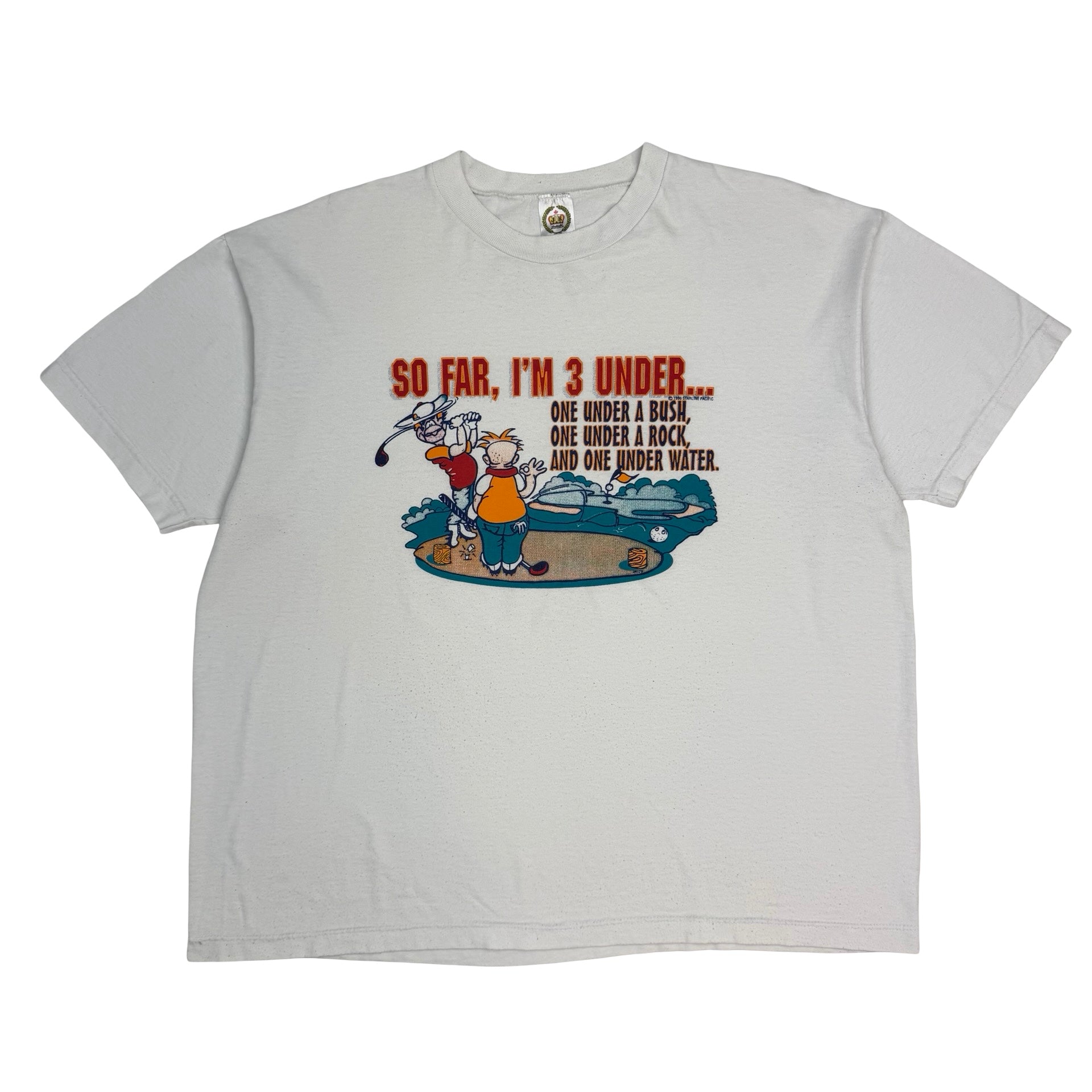 1996 “So Far, I’m 3 Under…” Tee White