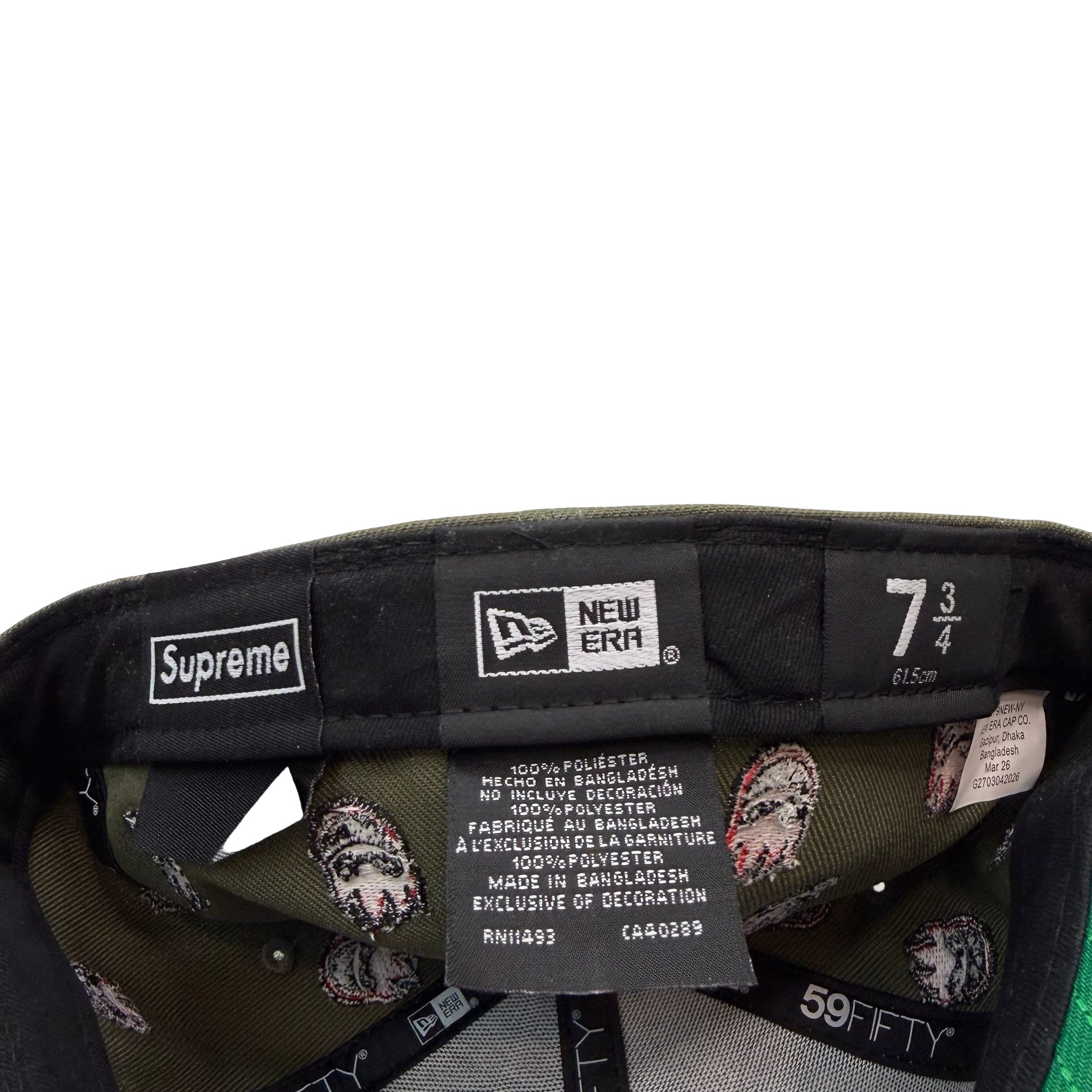 Supreme Spitfire New Era 59Fifty Fitted Cap Olive