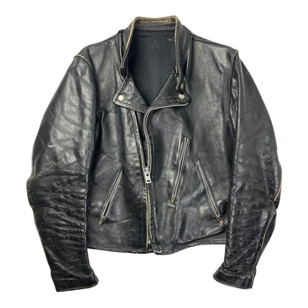 Vintage Motor Biker Leather Jacket