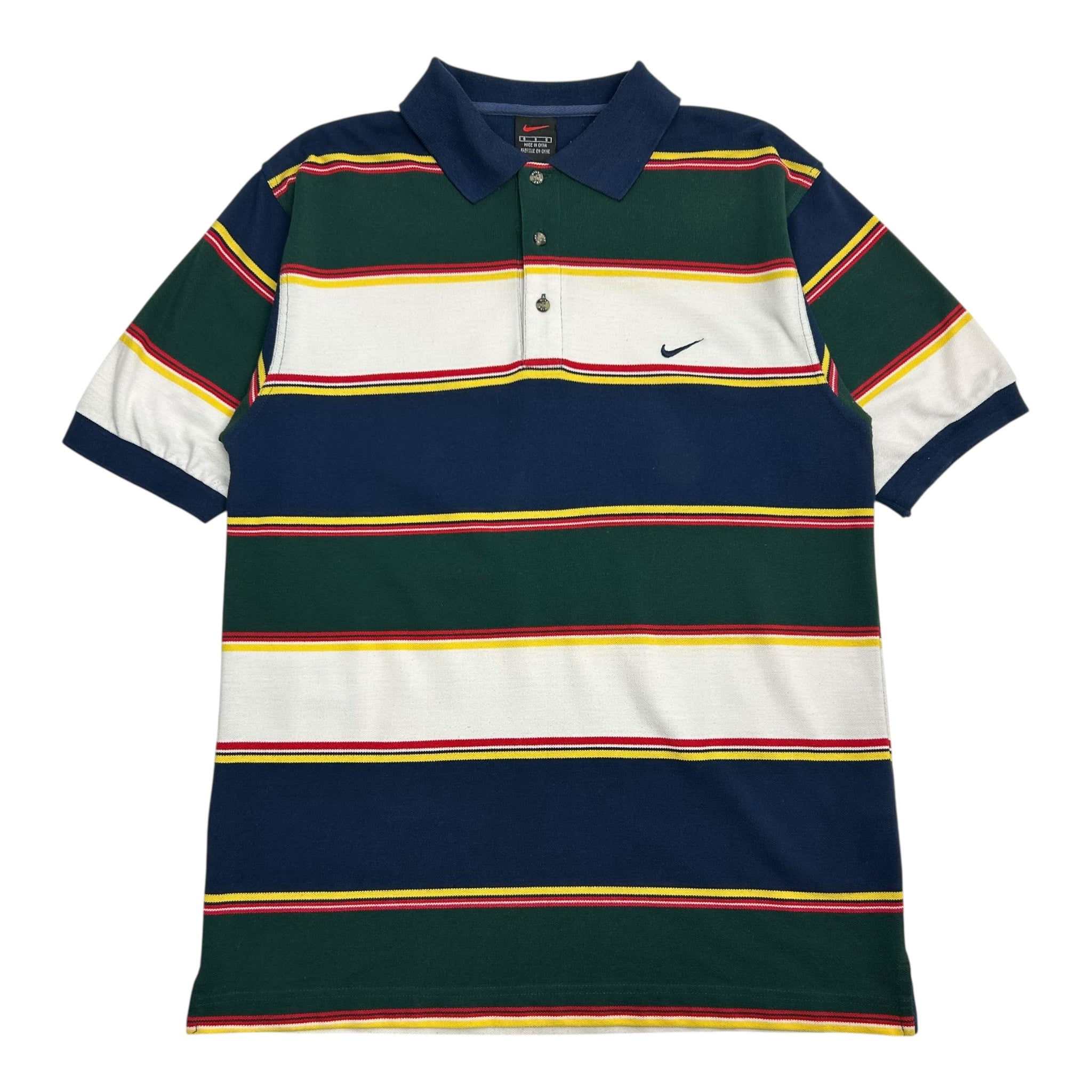 Vintage Nike Striped Polo Tee