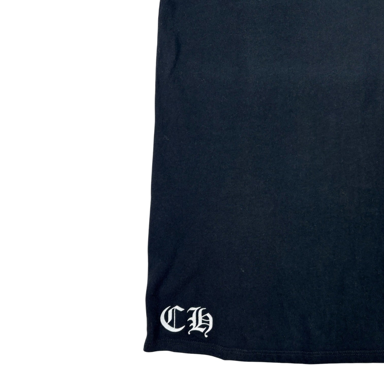 (W) Chrome Hearts Cemetery Double Cross Tee Black
