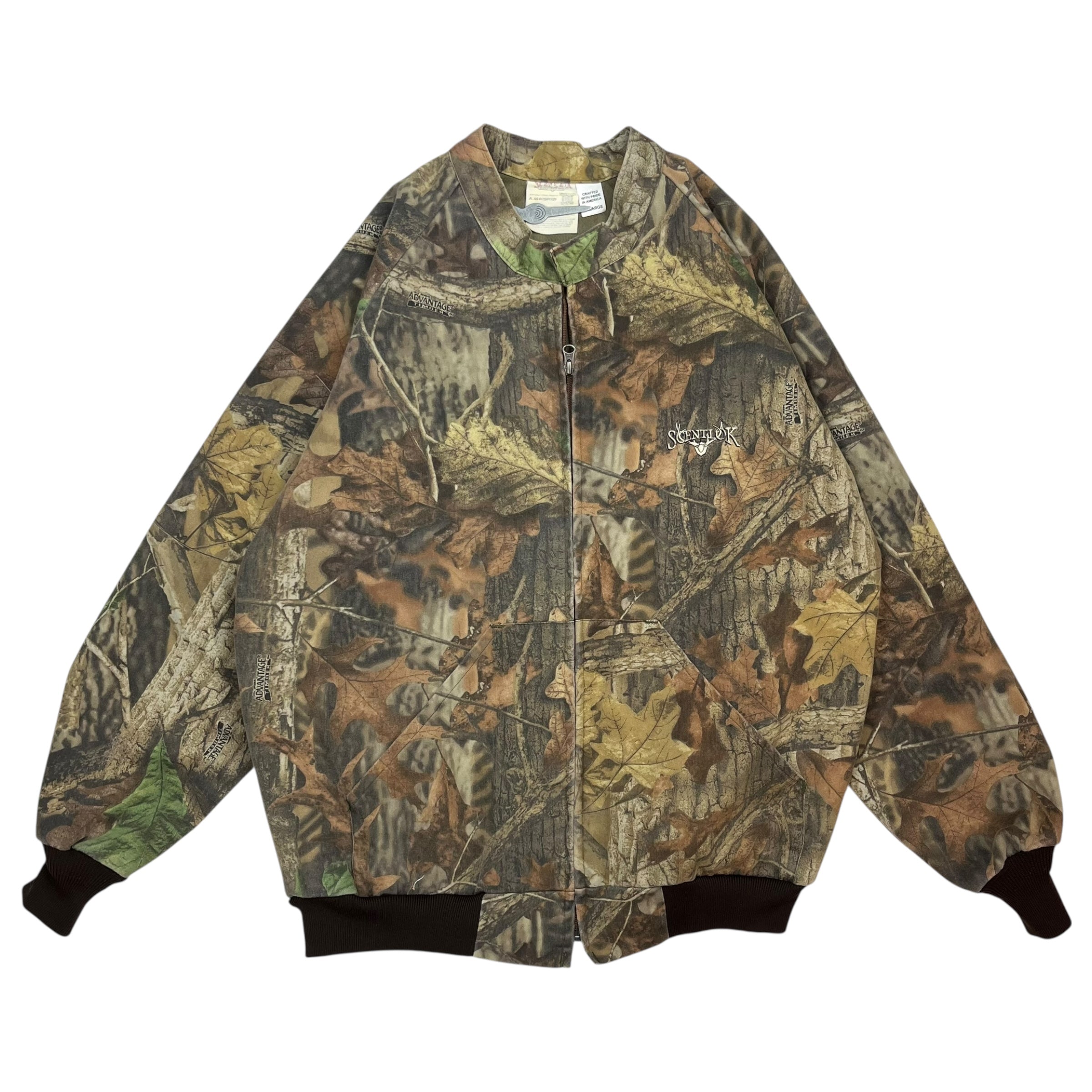 Vintage Scentlok Real Tree Camo Bomber Jacket