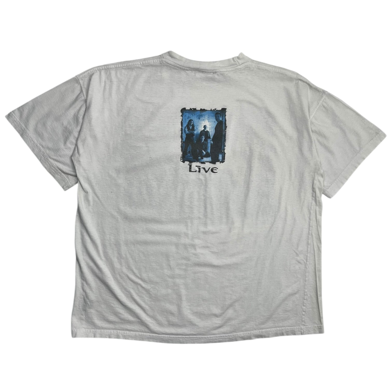 1995 Live Throwing Cooper Band Tee White