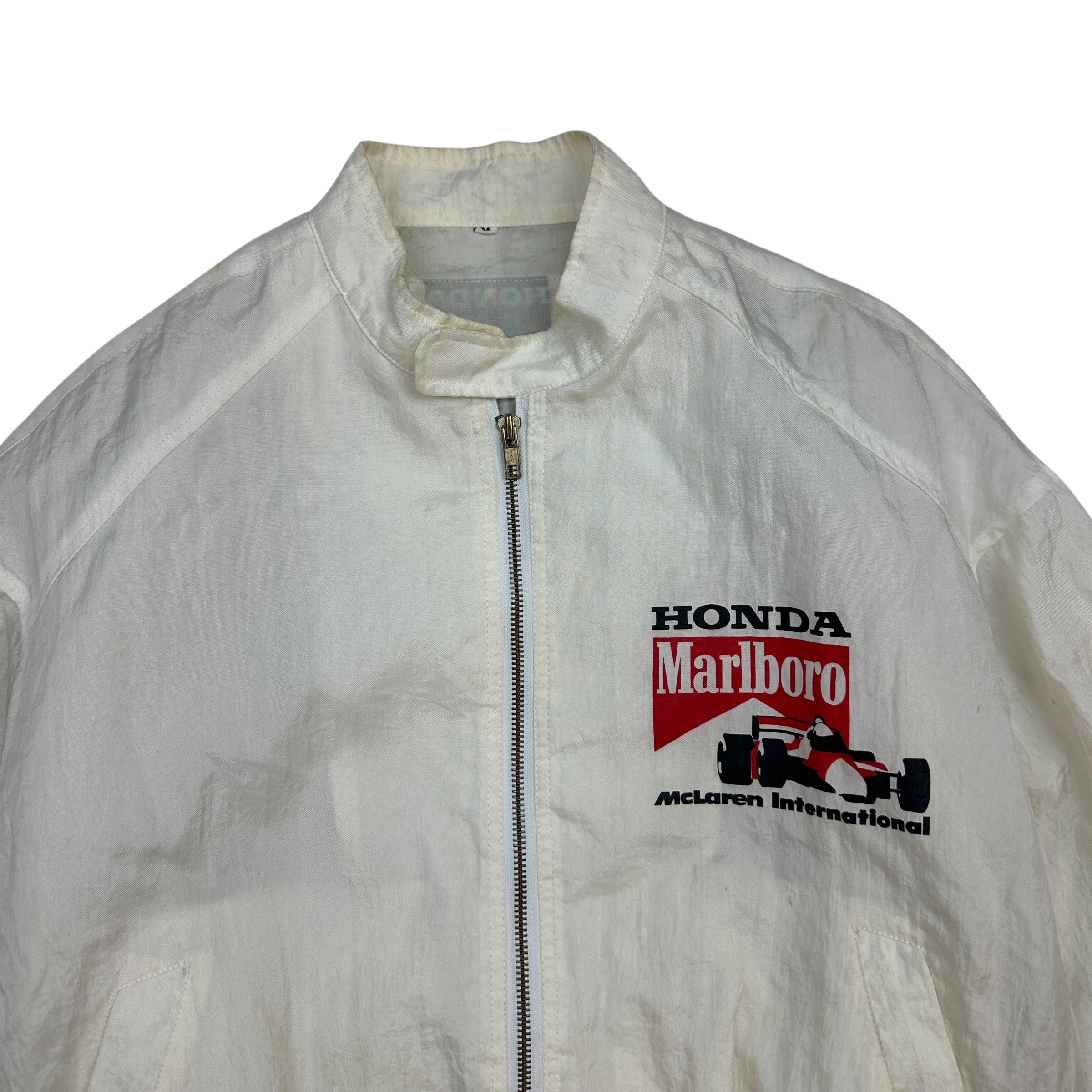 Vintage Marlboro McLaren Honda Racing Jacket White