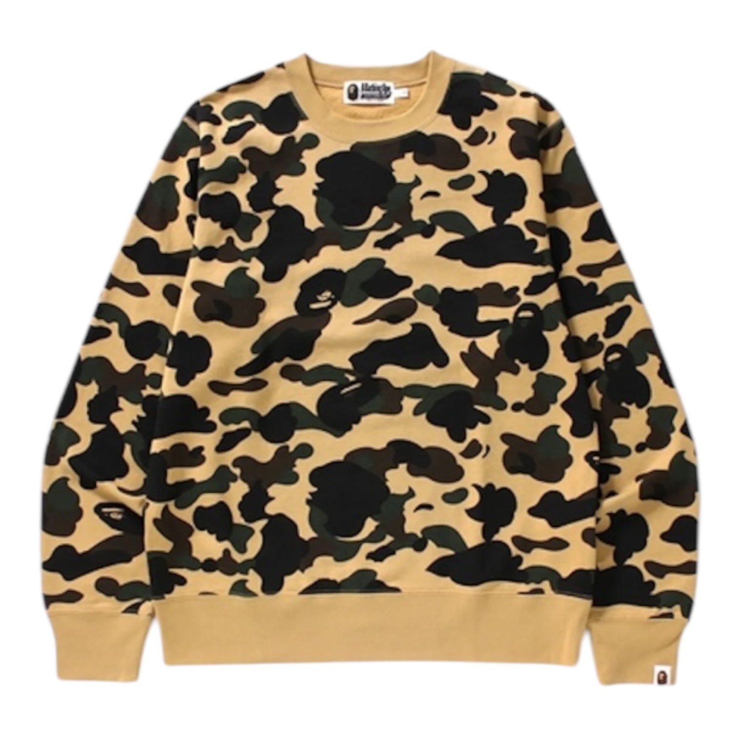 Bape 1st Camo Crewneck Yellow (Women’s)