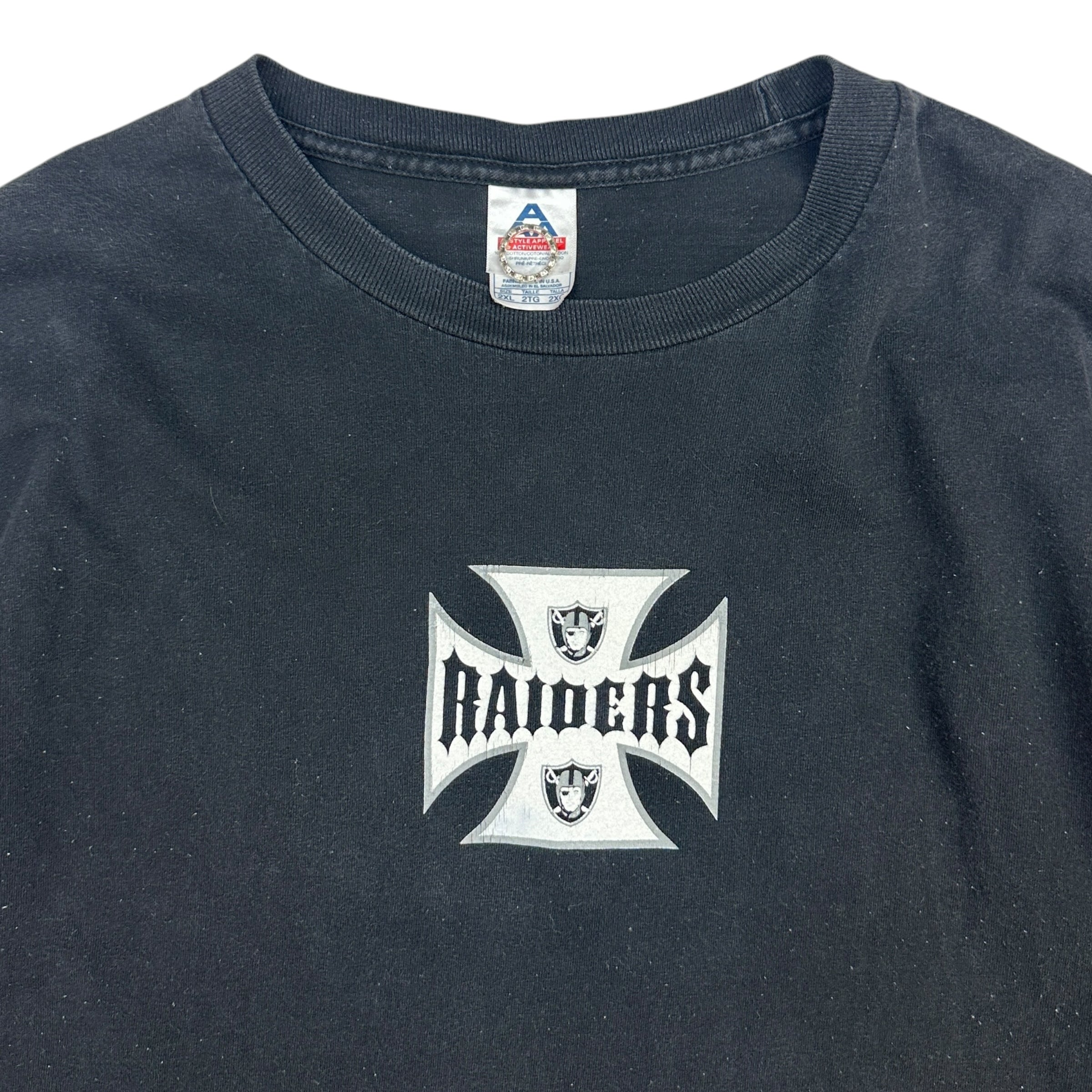 Vintage Oakland Raiders West Coast Tee Black