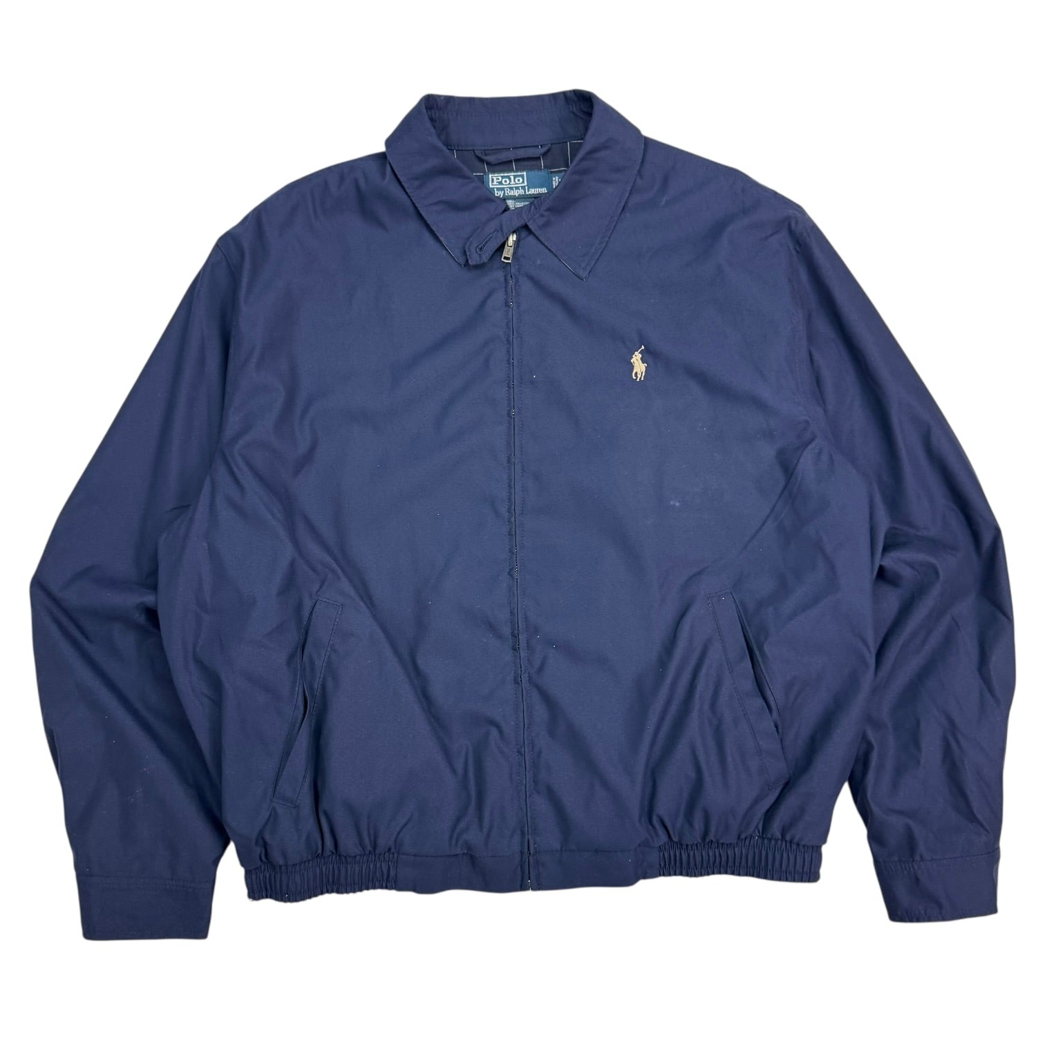 Vintage Polo Ralph Lauren Harrington Jacket Navy Blue