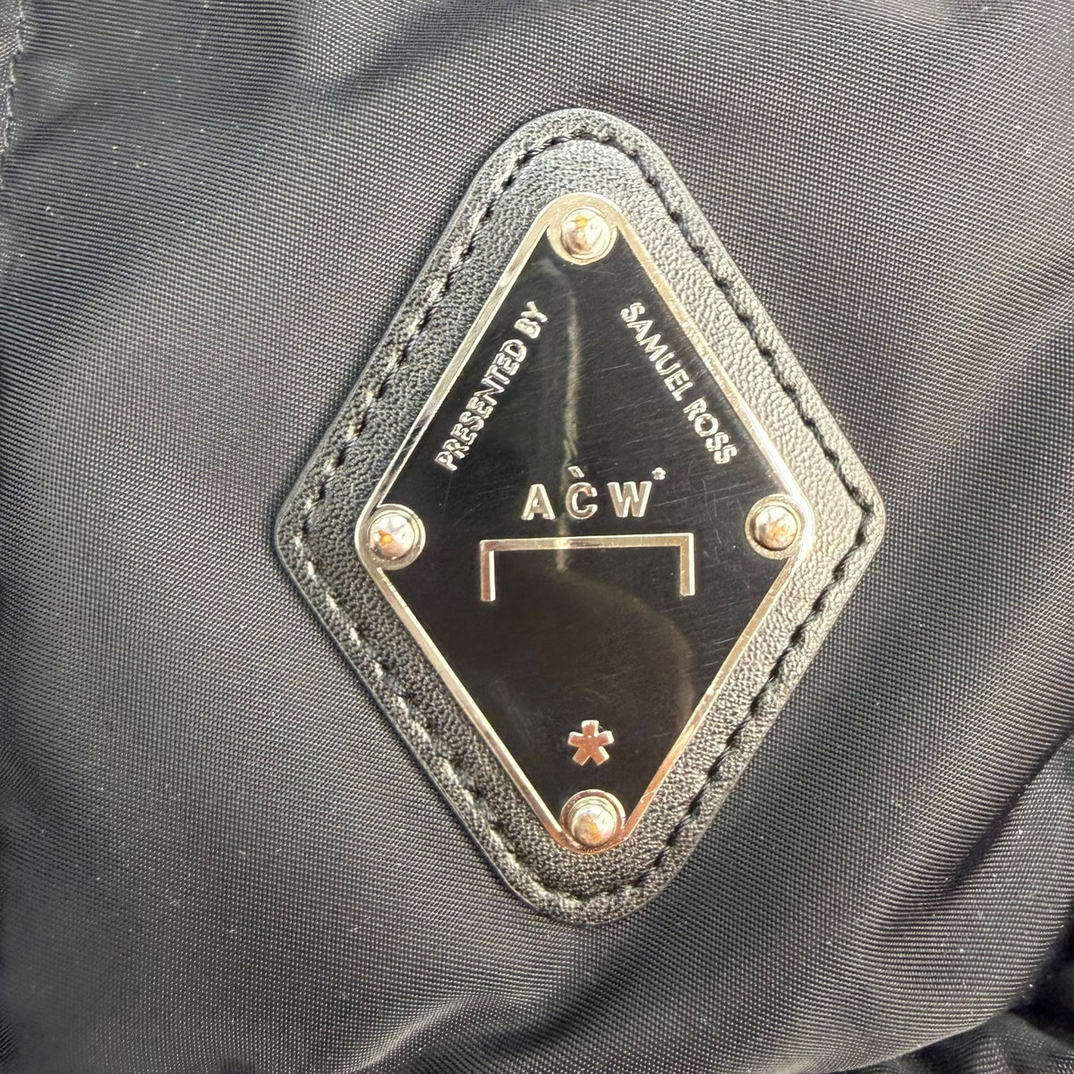 A-Cold-Wall Padded Envelope Cross Body Bag Black