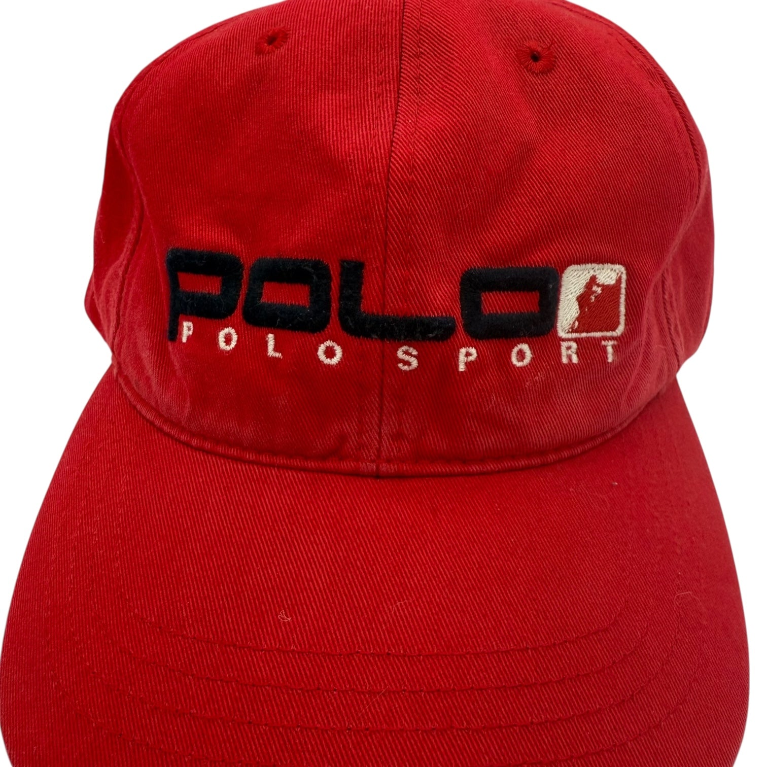Polo Sport Ralph Lauren Sport Buckle Back Hat Red
