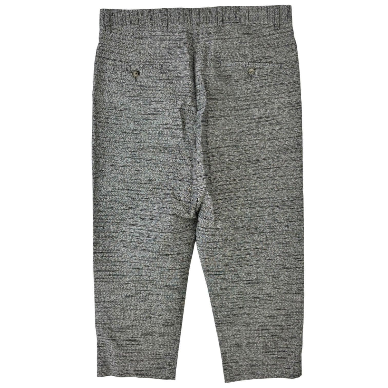 Rick Owens Mainline Queen SS19 Cropped Astaire Trouser Black/Milk