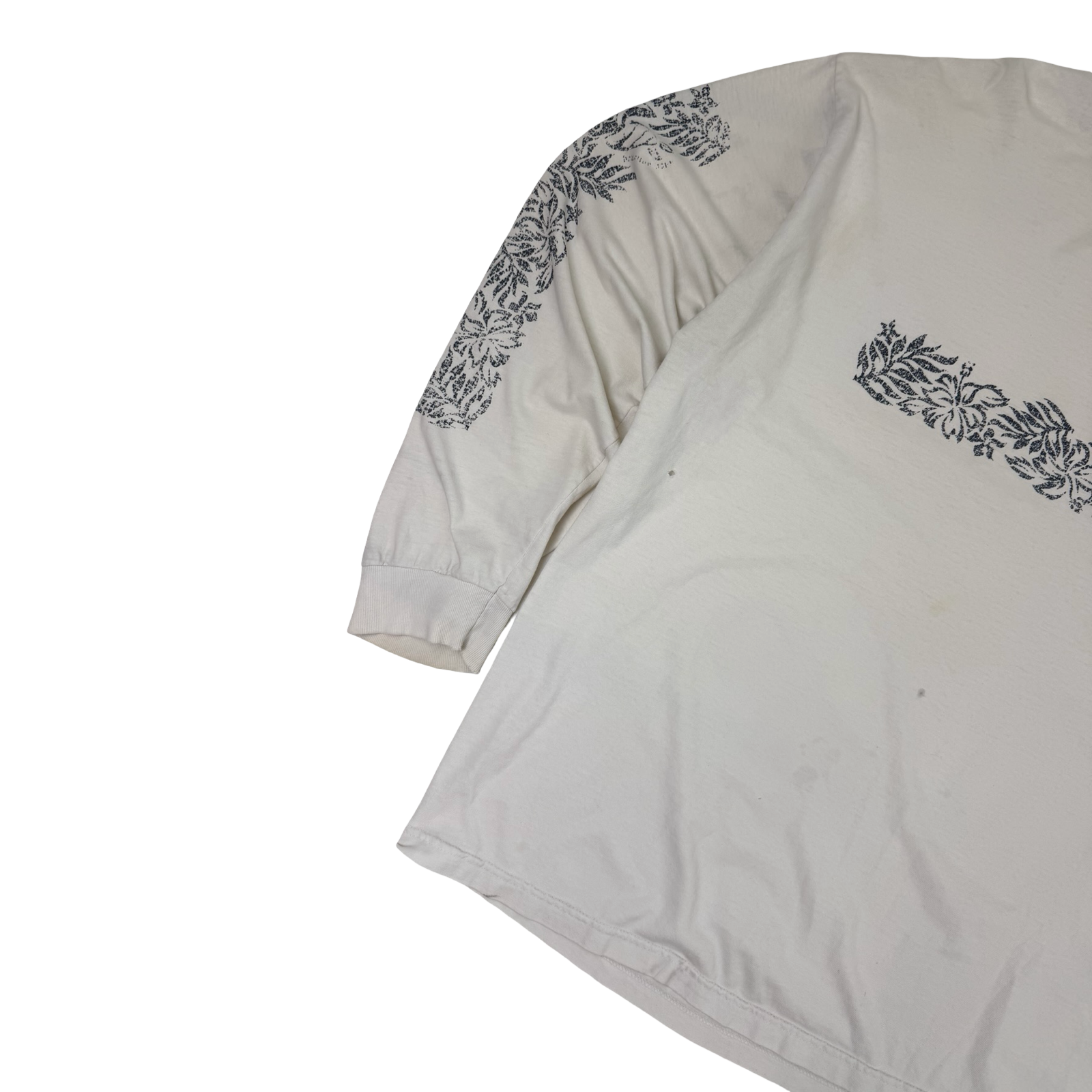 Vintage Team Nike Long Sleeve Floral Shirt White