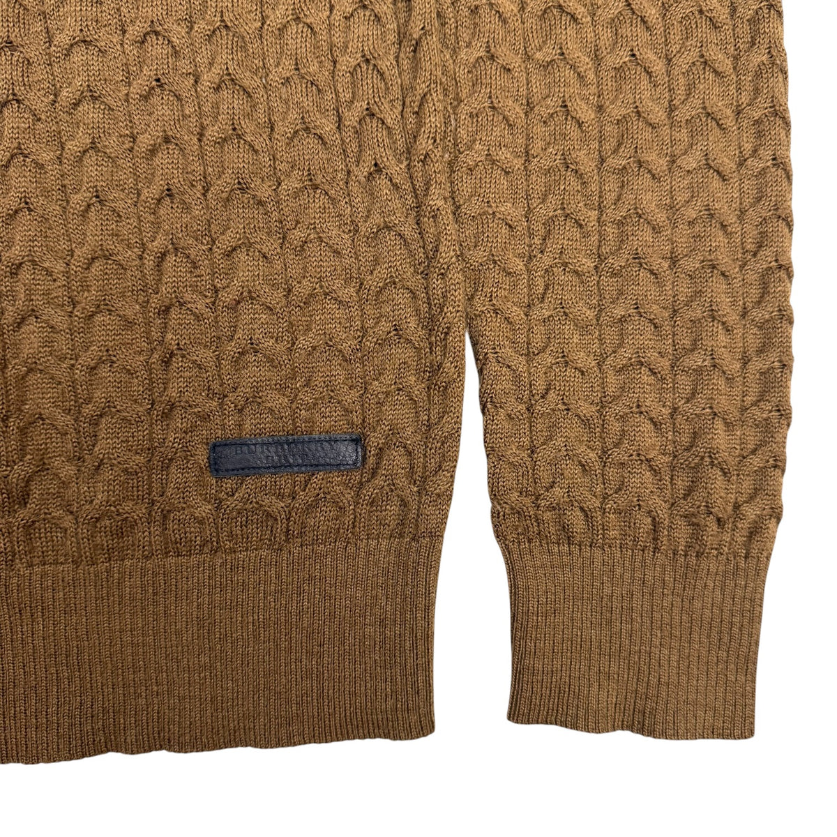 Burberry London Cable Knit Sweater Brown
